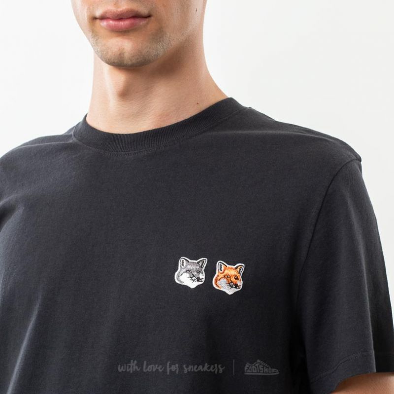 T-shirts MAISON KITSUNÉ Double Fox Head Patch Shortsleeve Tee