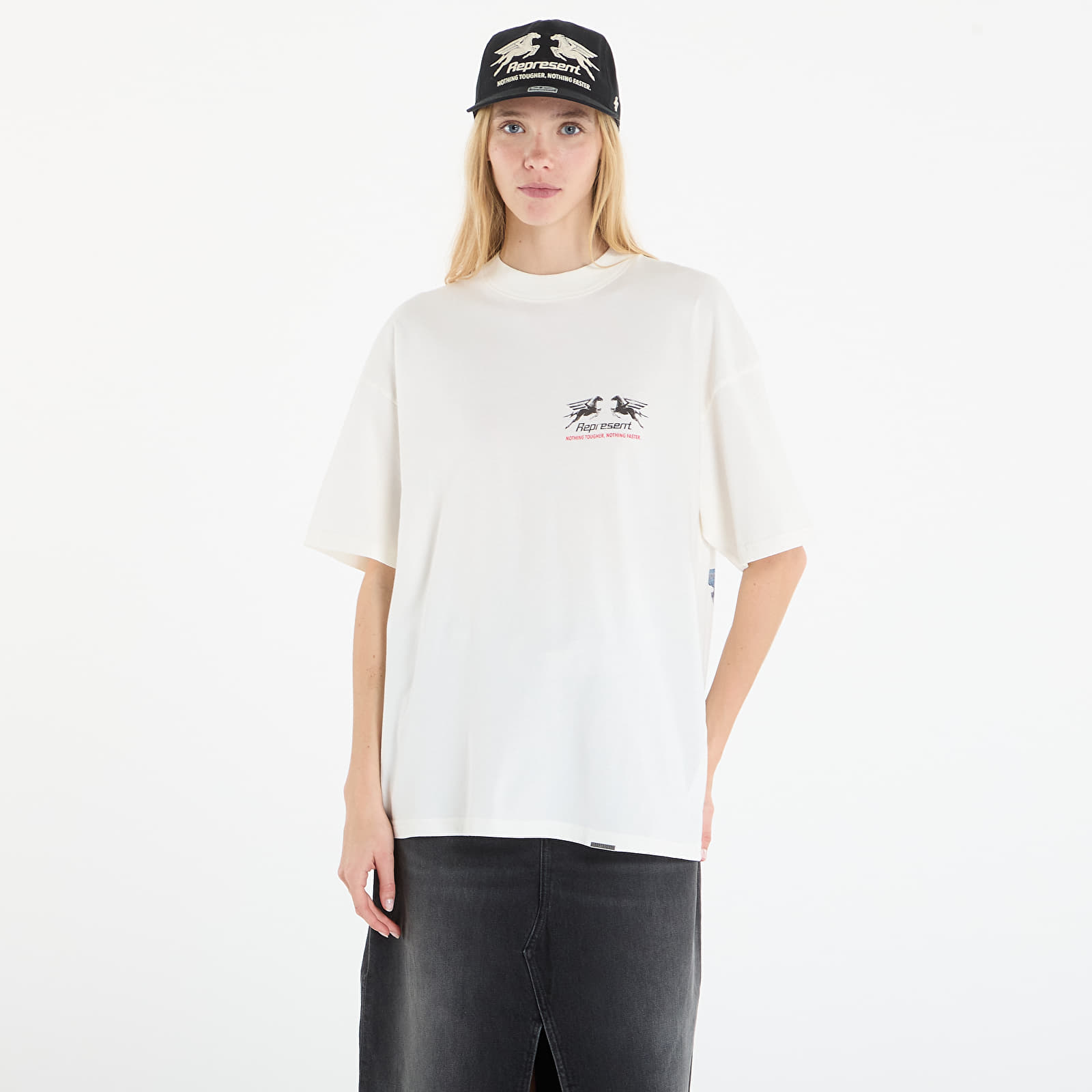 T-skjorter for menn REPRESENT 24 Hour Service T-Shirt UNISEX Flat White