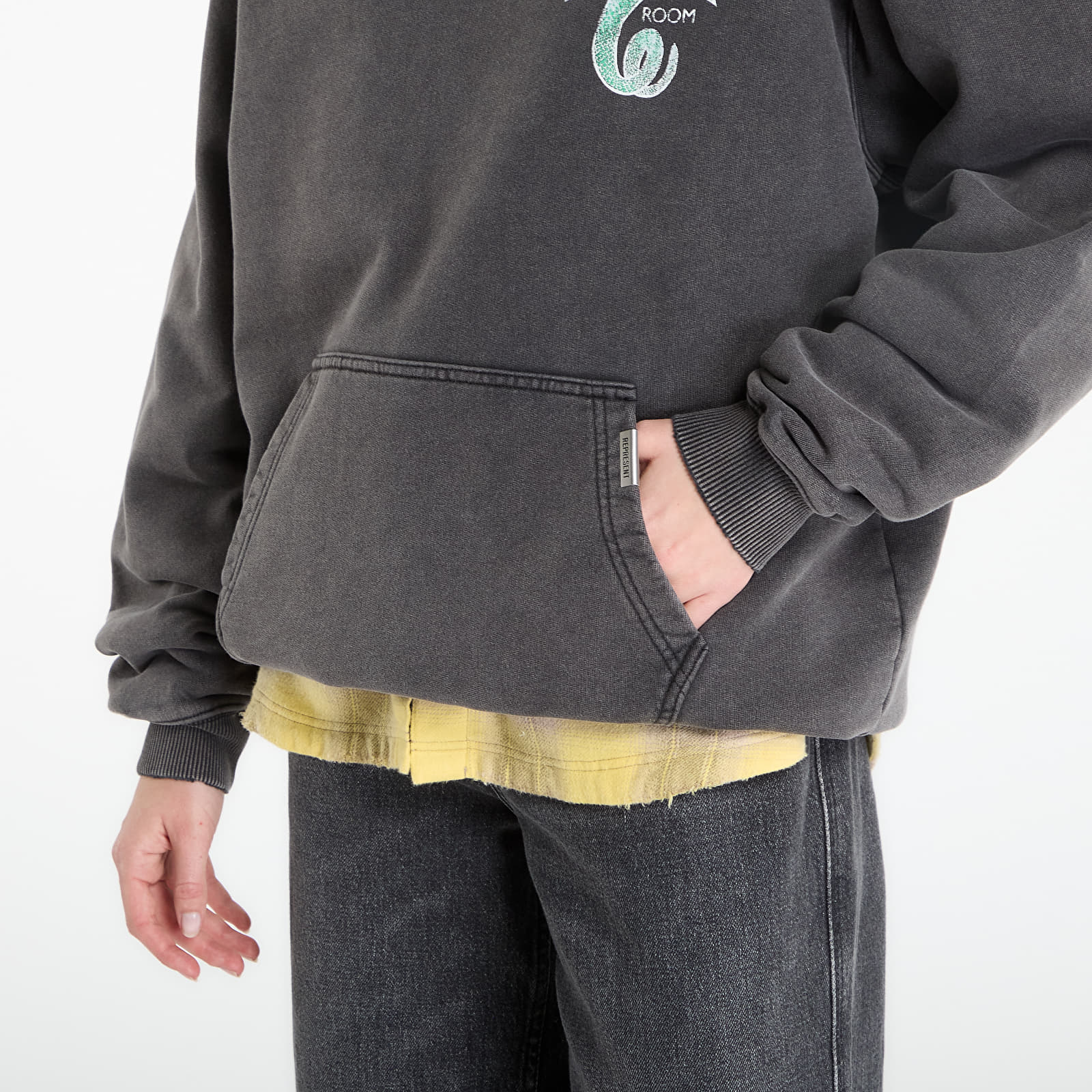 Men's hoodies REPRESENT x The Viper Room Dice Hoodie UNISEX Vintage Grey