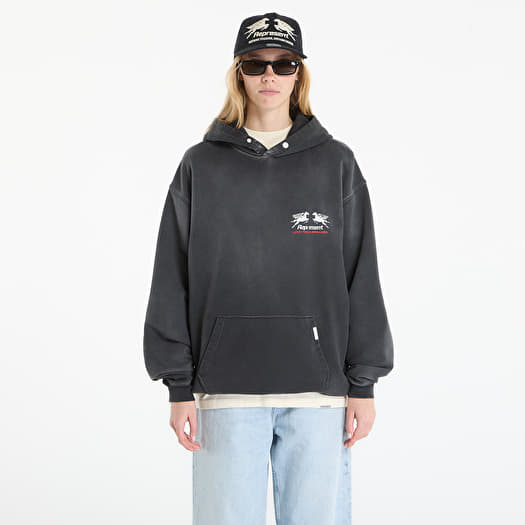 Mikina REPRESENT 24 Hour Service Hoodie UNISEX Stained Black