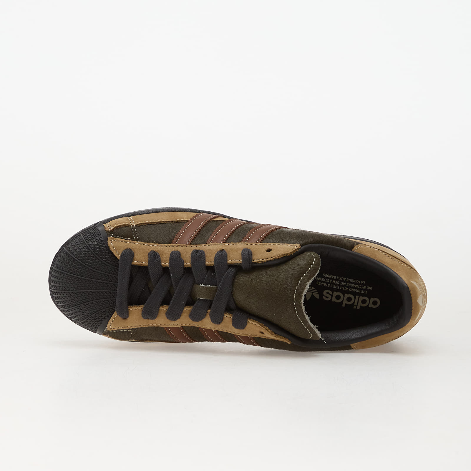 Scarpe uomo adidas Superstar II Mg Focus Olive/ Preloved Brown/ Utility Black