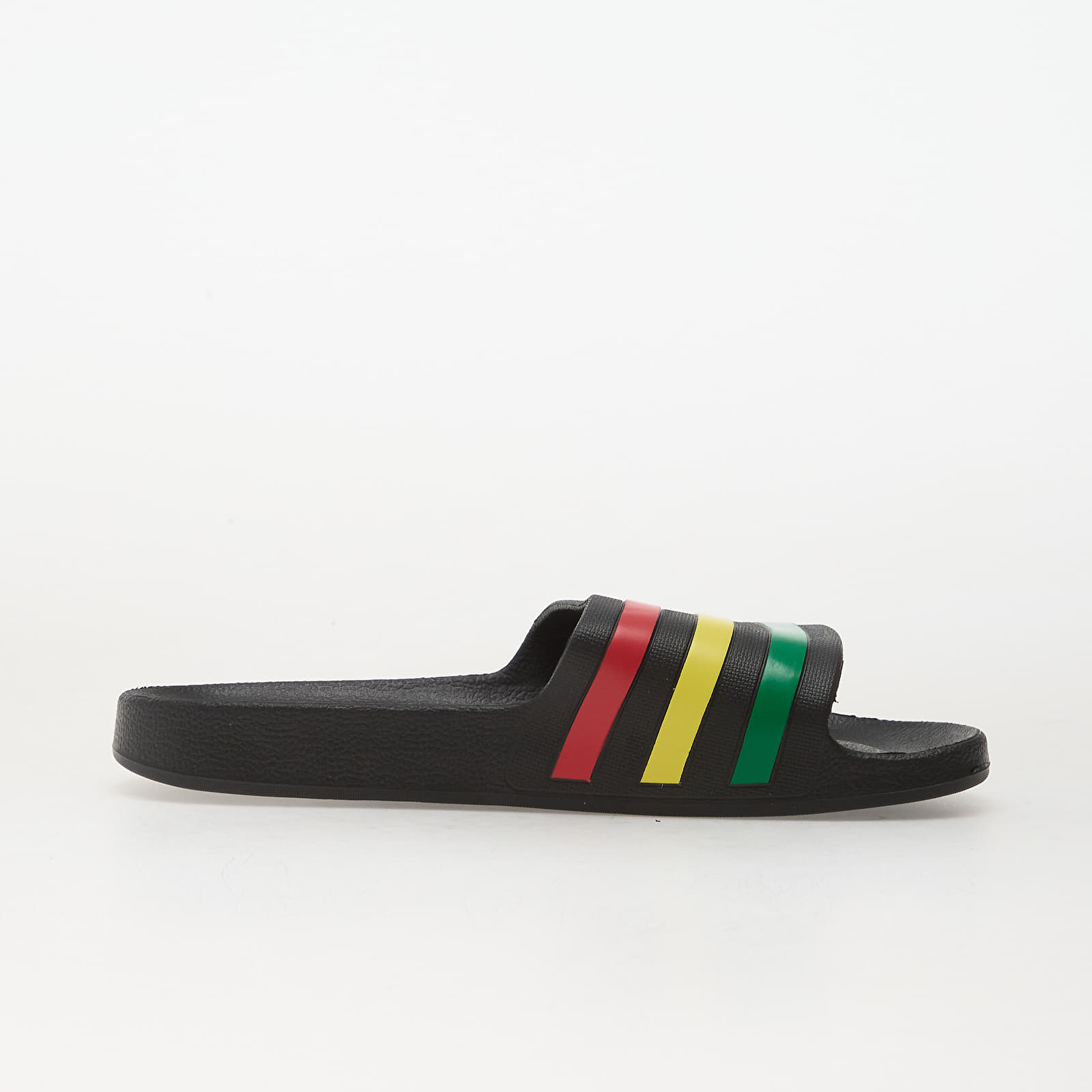 Herresko adidas Adilette Aqua Slides Core Black/ Green/ Pure Ruby