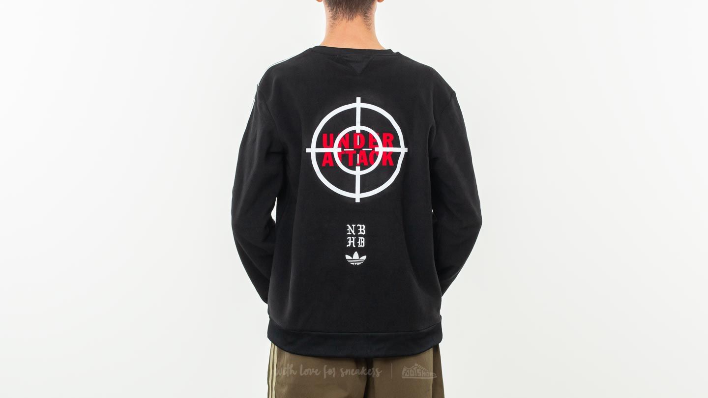 Džemperiai su gobtuvais ir džemperiai adidas x NEIGHBORHOOD Crewneck Black