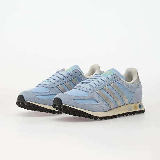 adidas gazelle silver green womens adidas La Trainer OG main image 1