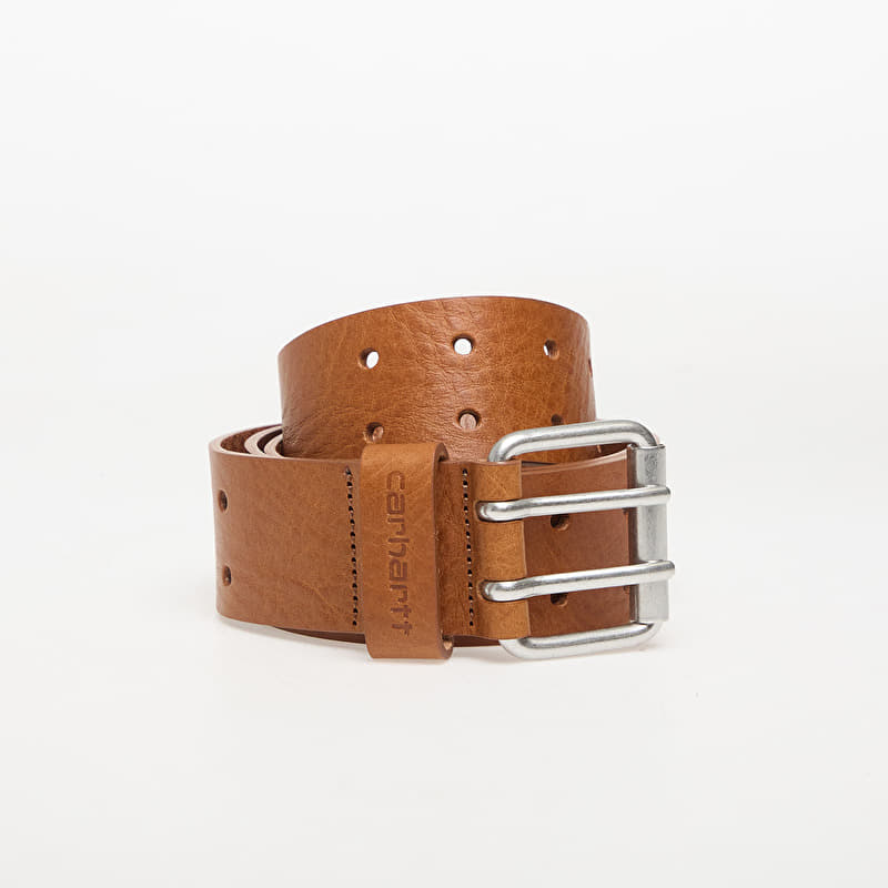 Vöö Carhartt WIP Double Script Belt Cognac/ Silver