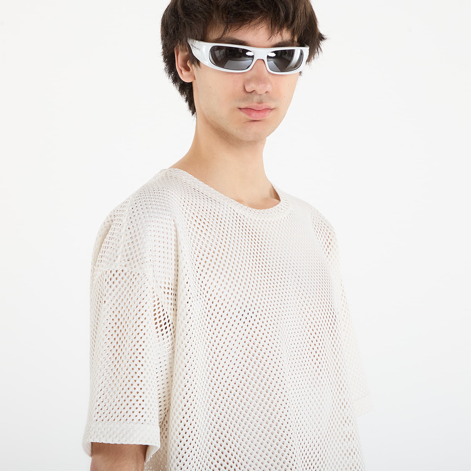 T-shirts til mænd The North Face Redbox Mesh T-Shirt White Dune