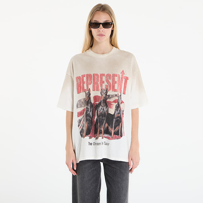 REPRESENT Dream On Tour T-Shirt UNISEX Washed Ecru