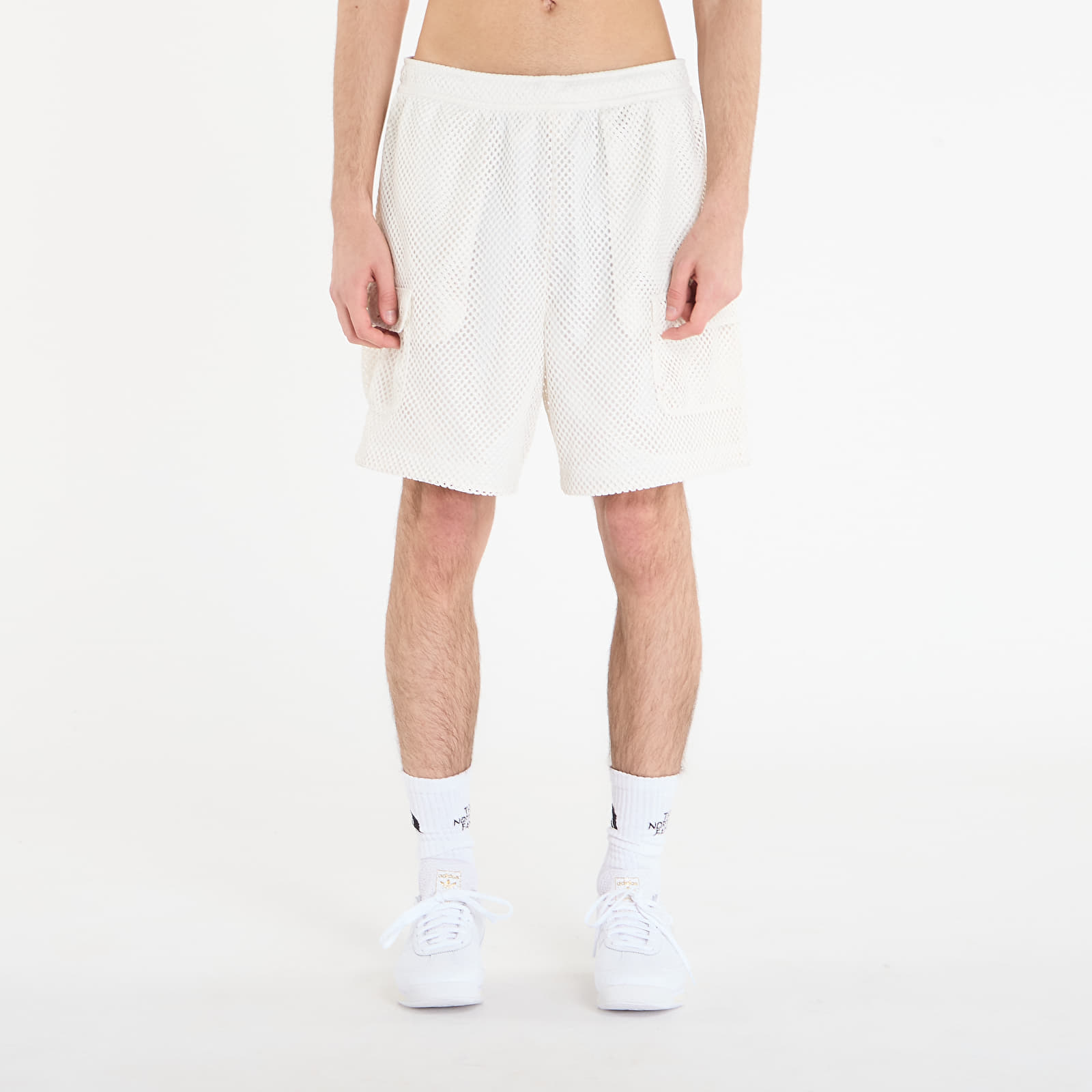Къси панталони The North Face Redbox Mesh Utility Short White Dune M