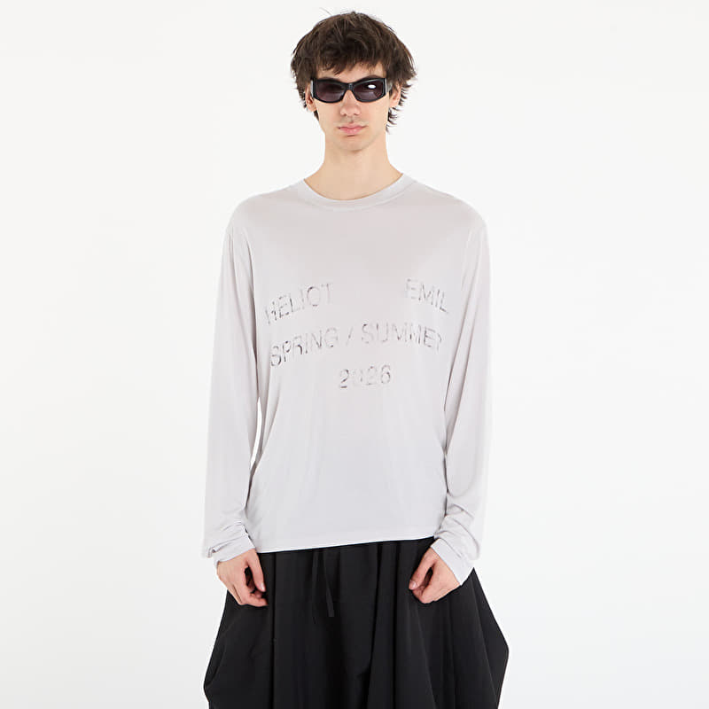 T-shirt HELIOT EMIL Overo Ls T-Shirt Light Grey