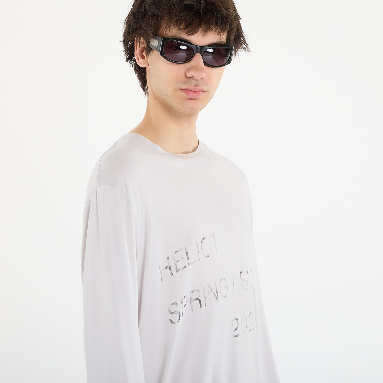   Μπλούζες HELIOT EMIL Overo Ls T-Shirt Light Grey