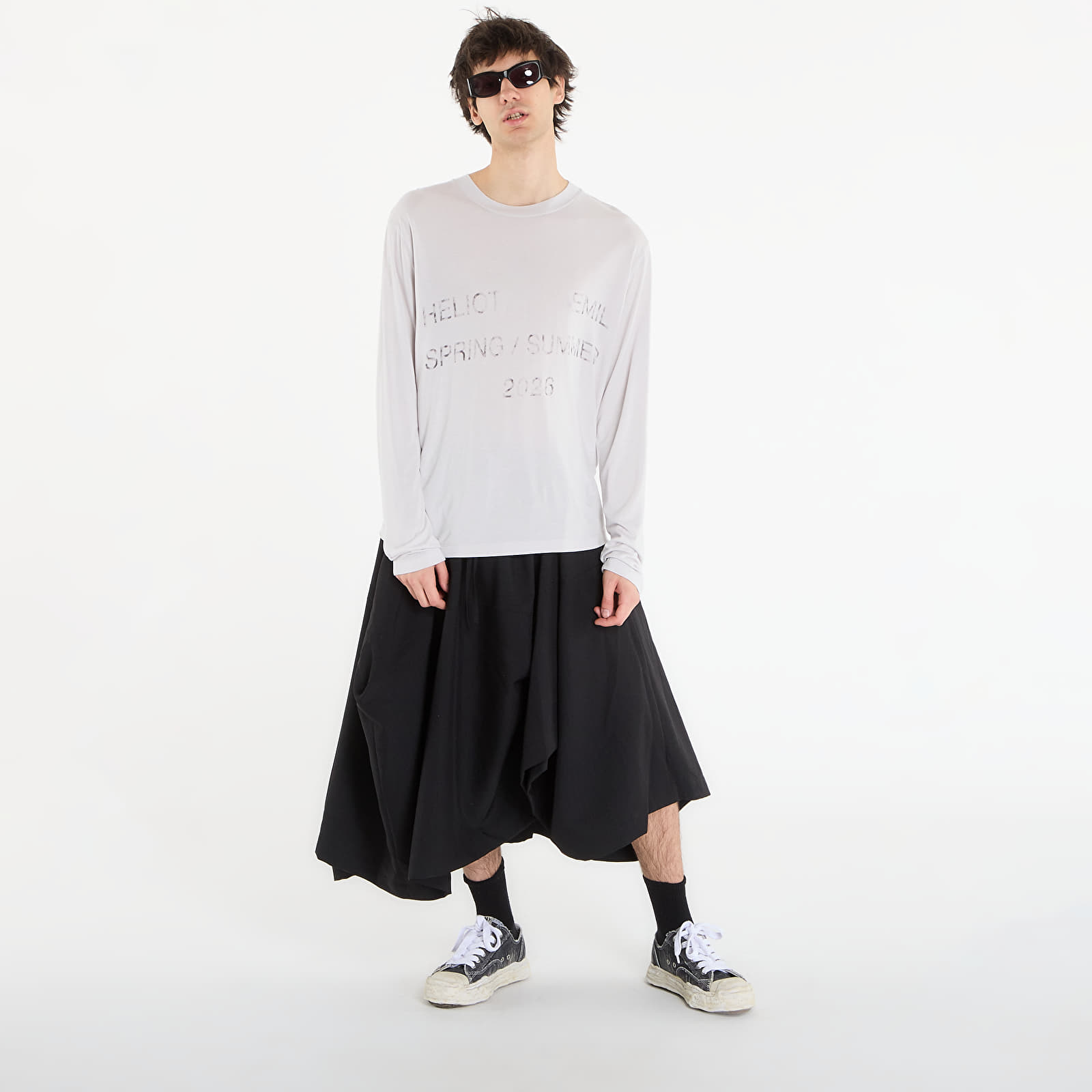   Μπλούζες HELIOT EMIL Overo Ls T-Shirt Light Grey