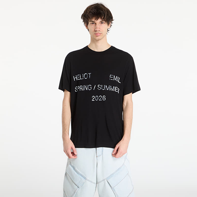 T-Shirt HELIOT EMIL Overo Ss T-Shirt Black