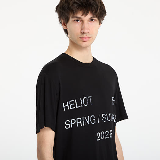 T-shirts HELIOT EMIL Overo Ss T-Shirt Black (SS26_M_09_166_BLK01