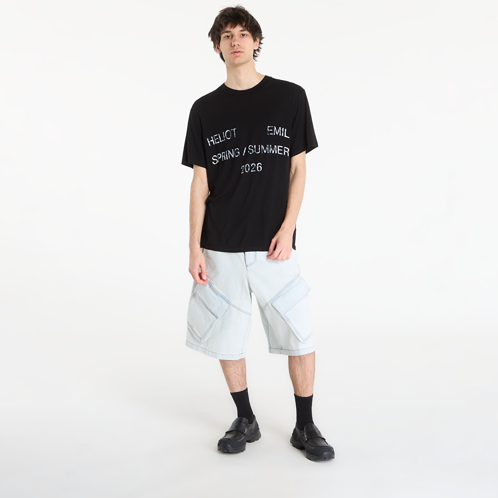   Μπλούζες HELIOT EMIL Overo Ss T-Shirt Black