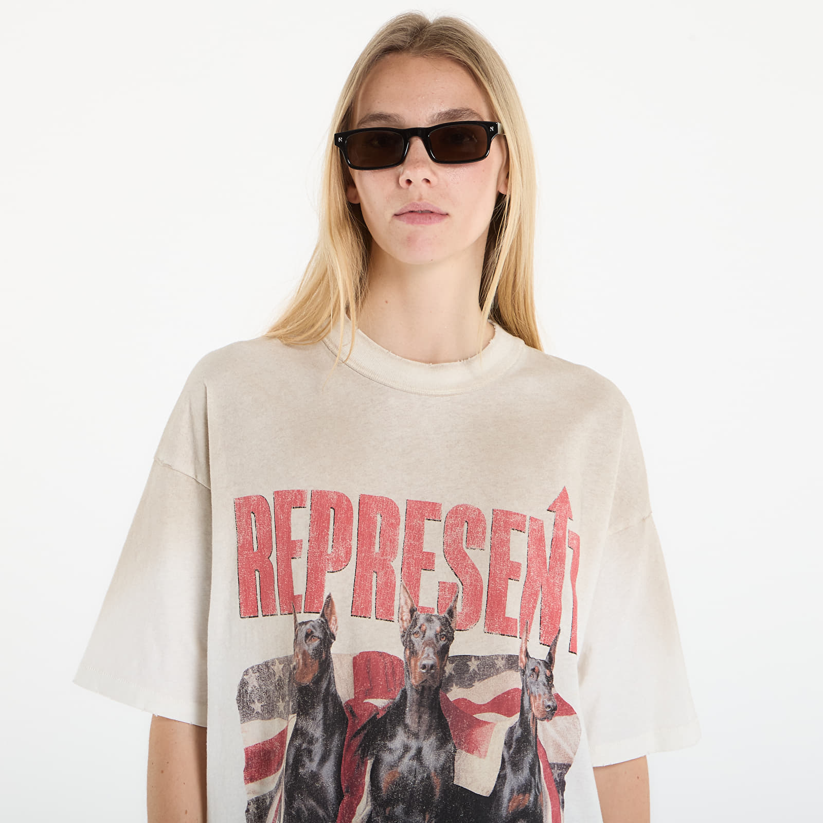 T-shirts REPRESENT Dream On Tour T-Shirt UNISEX Washed Ecru