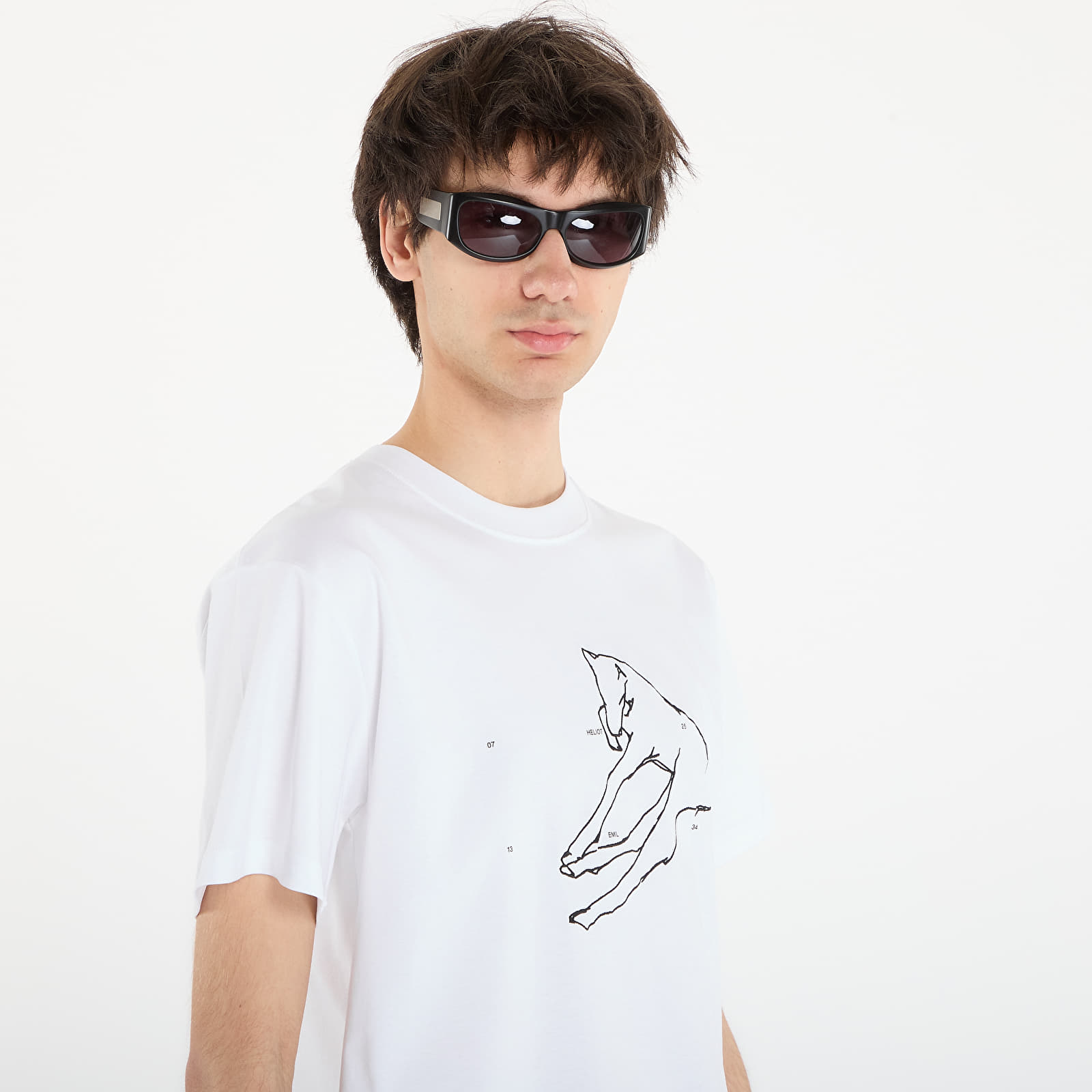   Μπλούζες HELIOT EMIL Colt T-Shirt White