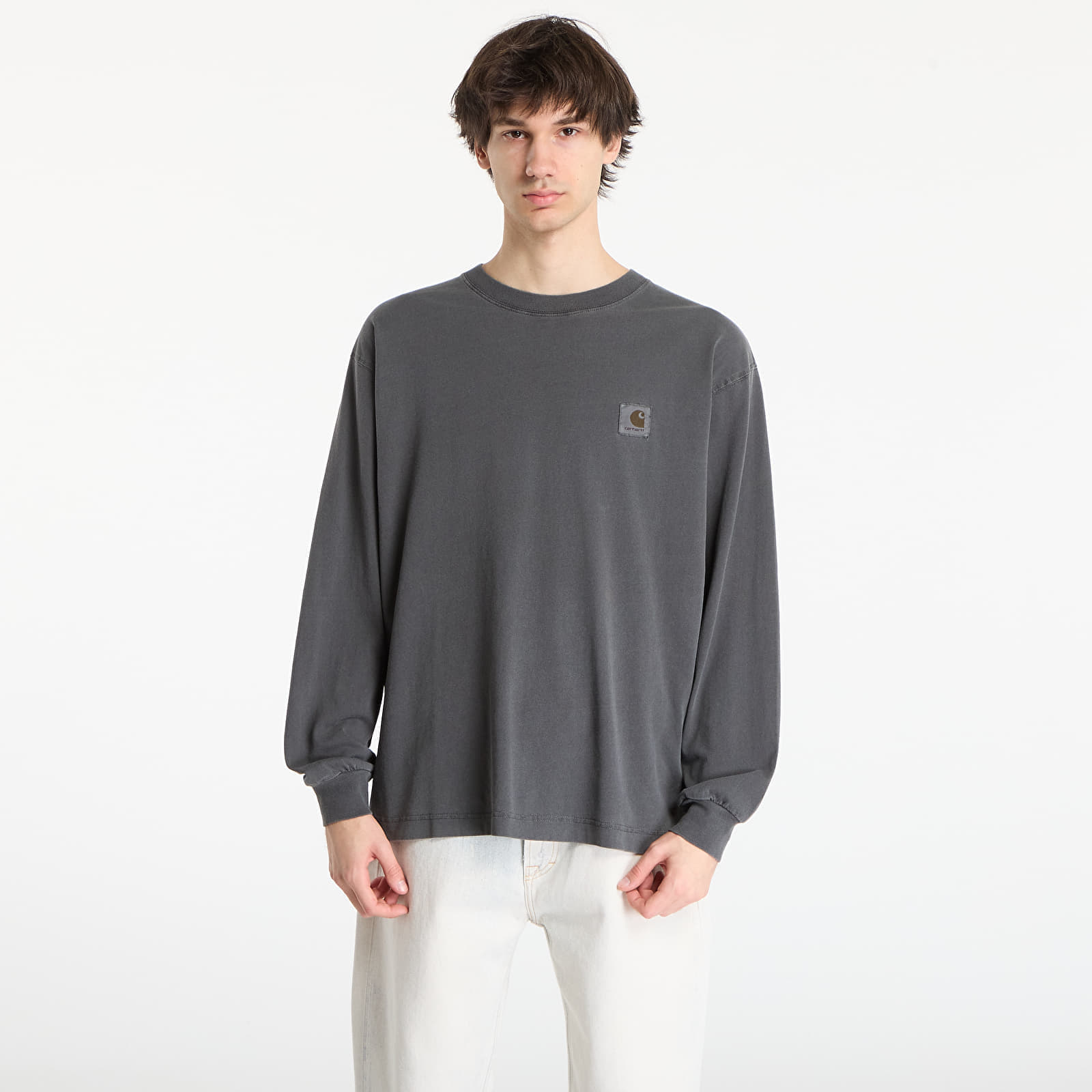 Тениска Carhartt WIP L/S Nelson T-Shirt UNISEX Black XL