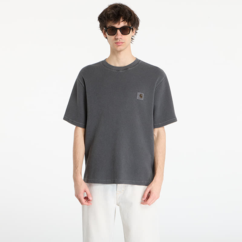 Tricou Carhartt WIP S/S Nelson Waffle T-Shirt UNISEX Black