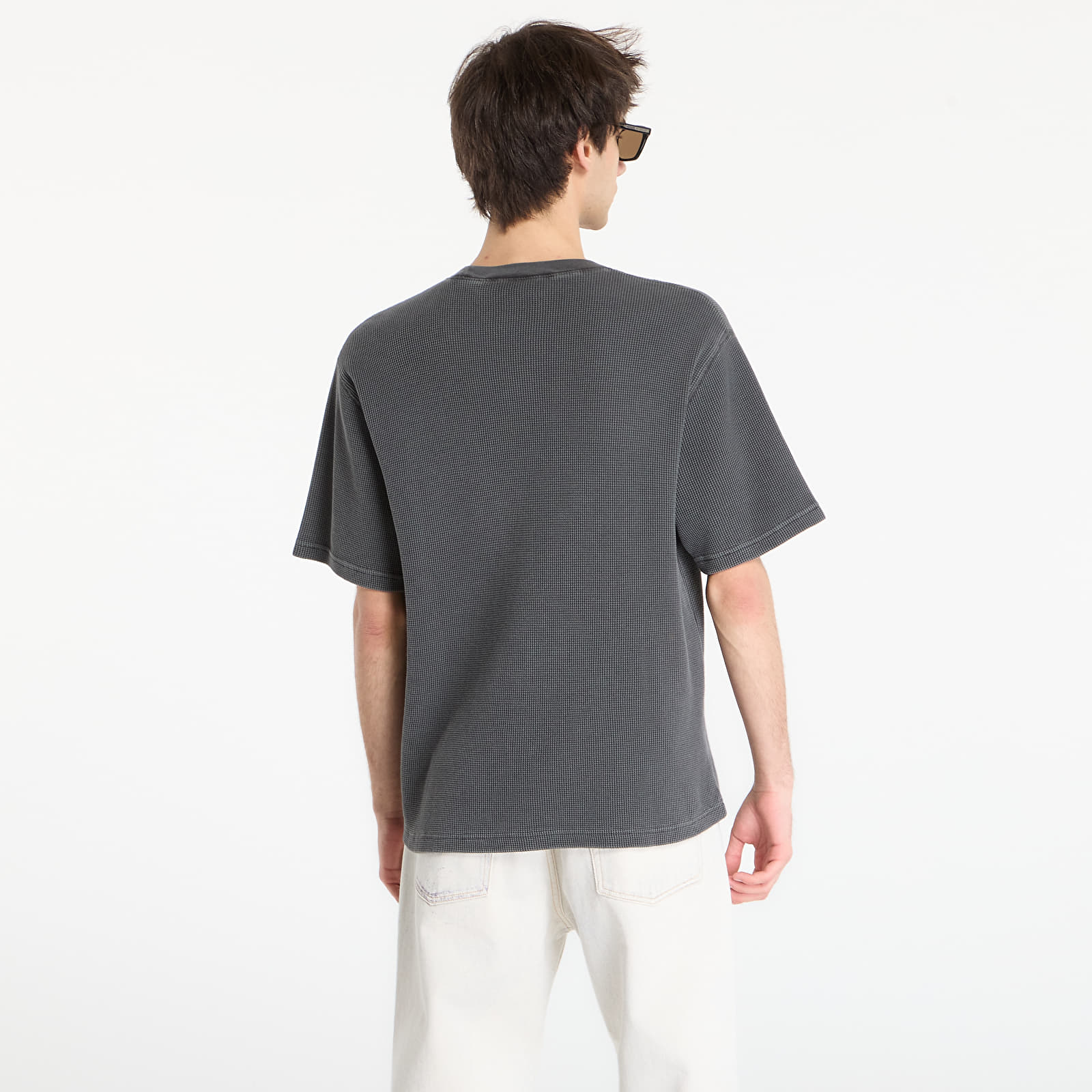 T-Shirts Carhartt WIP S/S Nelson Waffle T-Shirt UNISEX Black