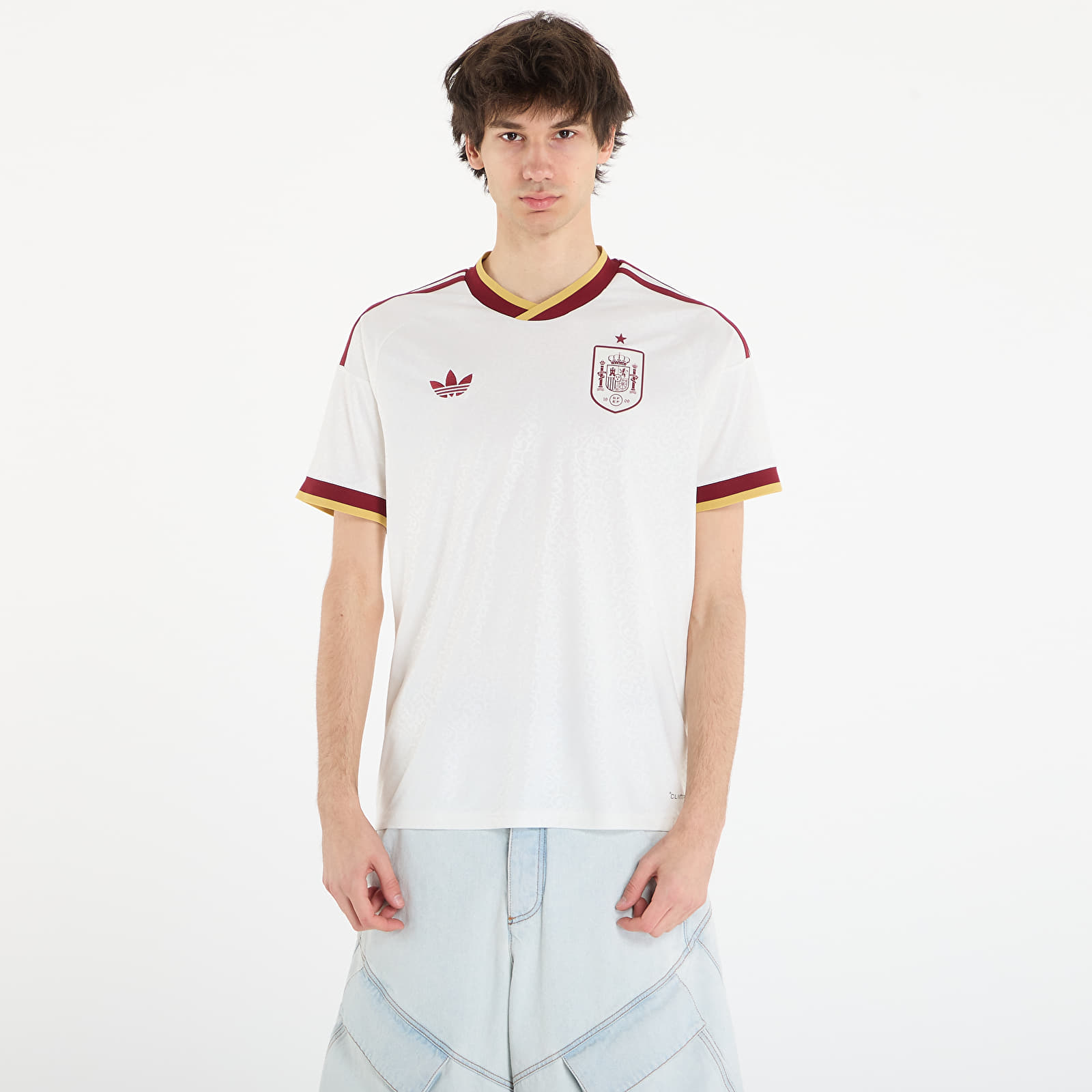 Men's jerseys adidas Spain 26 Away Jersey Off White