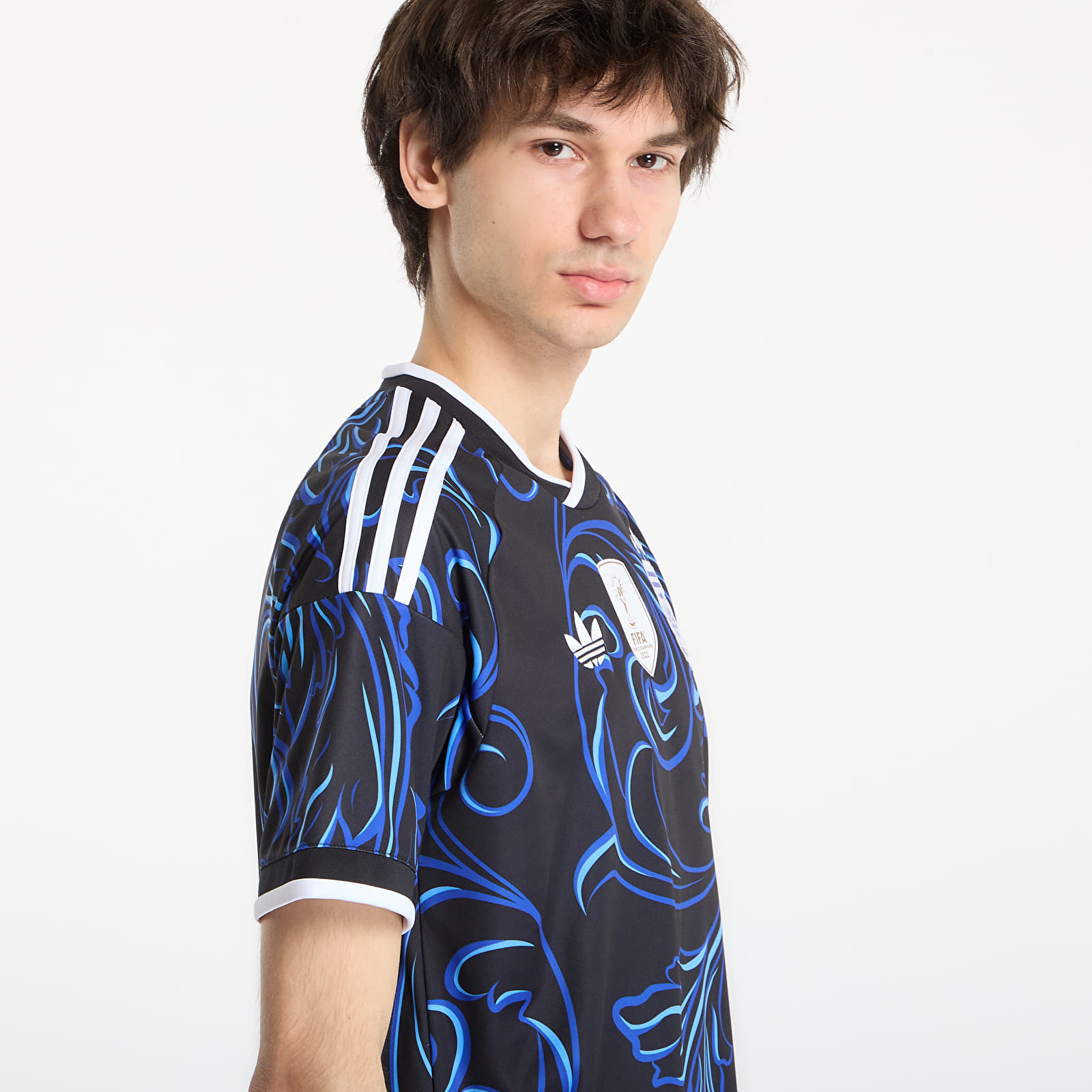 Maglie da uomo adidas Argentina 26 Away Jersey Black/ Lucid Blue/ Blue Burst