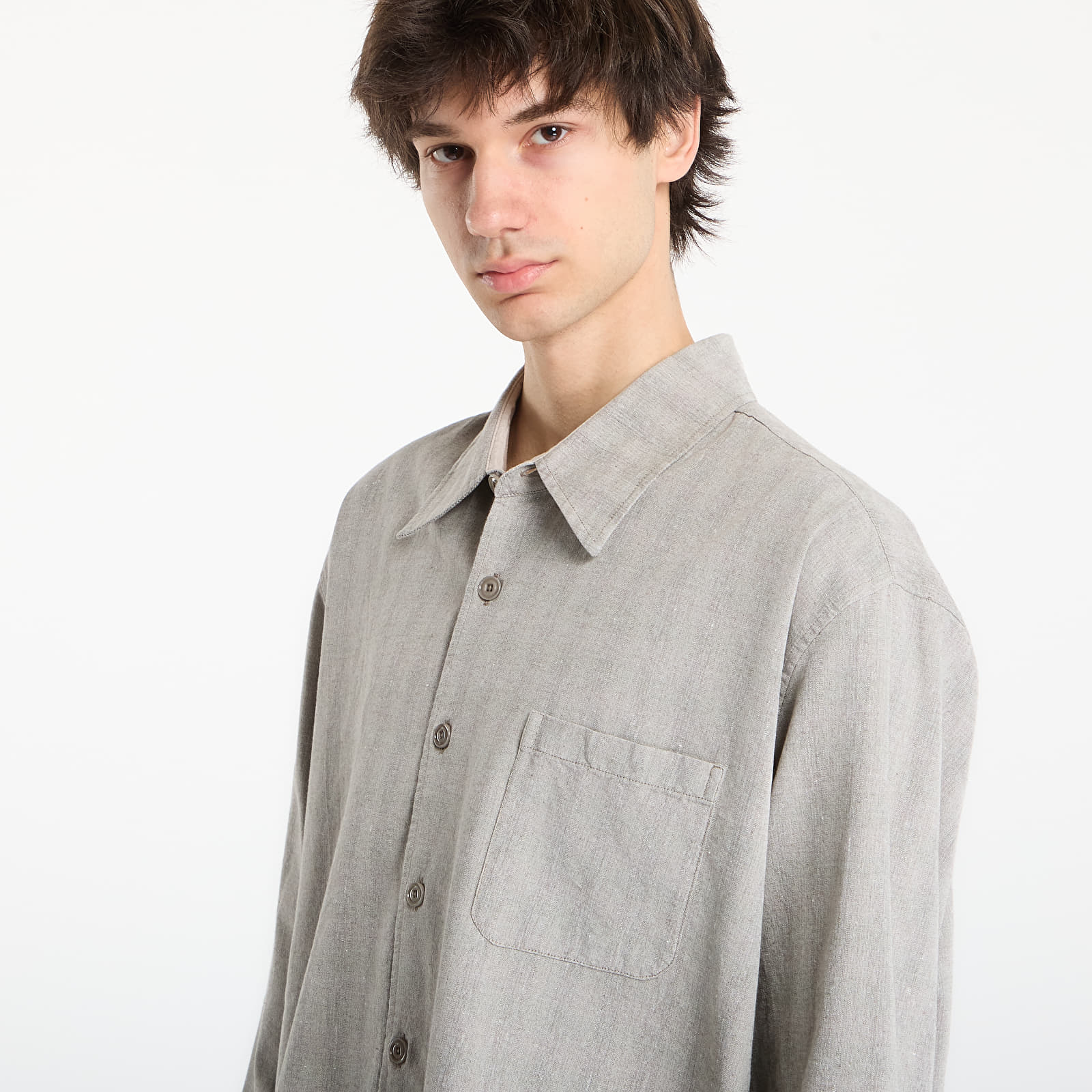 Cămăși OUR LEGACY Above Shirt Sage Trail Check Dryline Weave