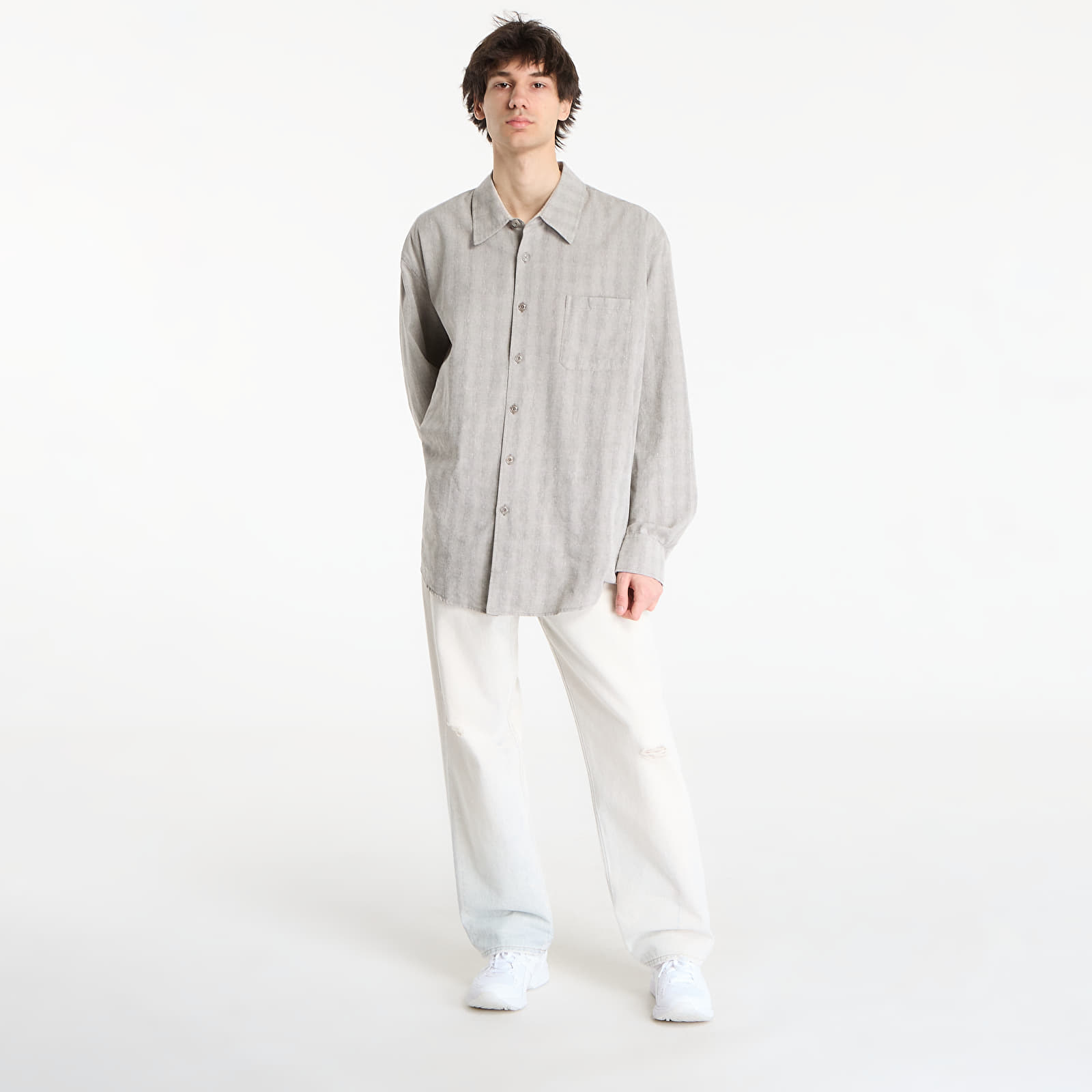 Cămăși OUR LEGACY Above Shirt Sage Trail Check Dryline Weave