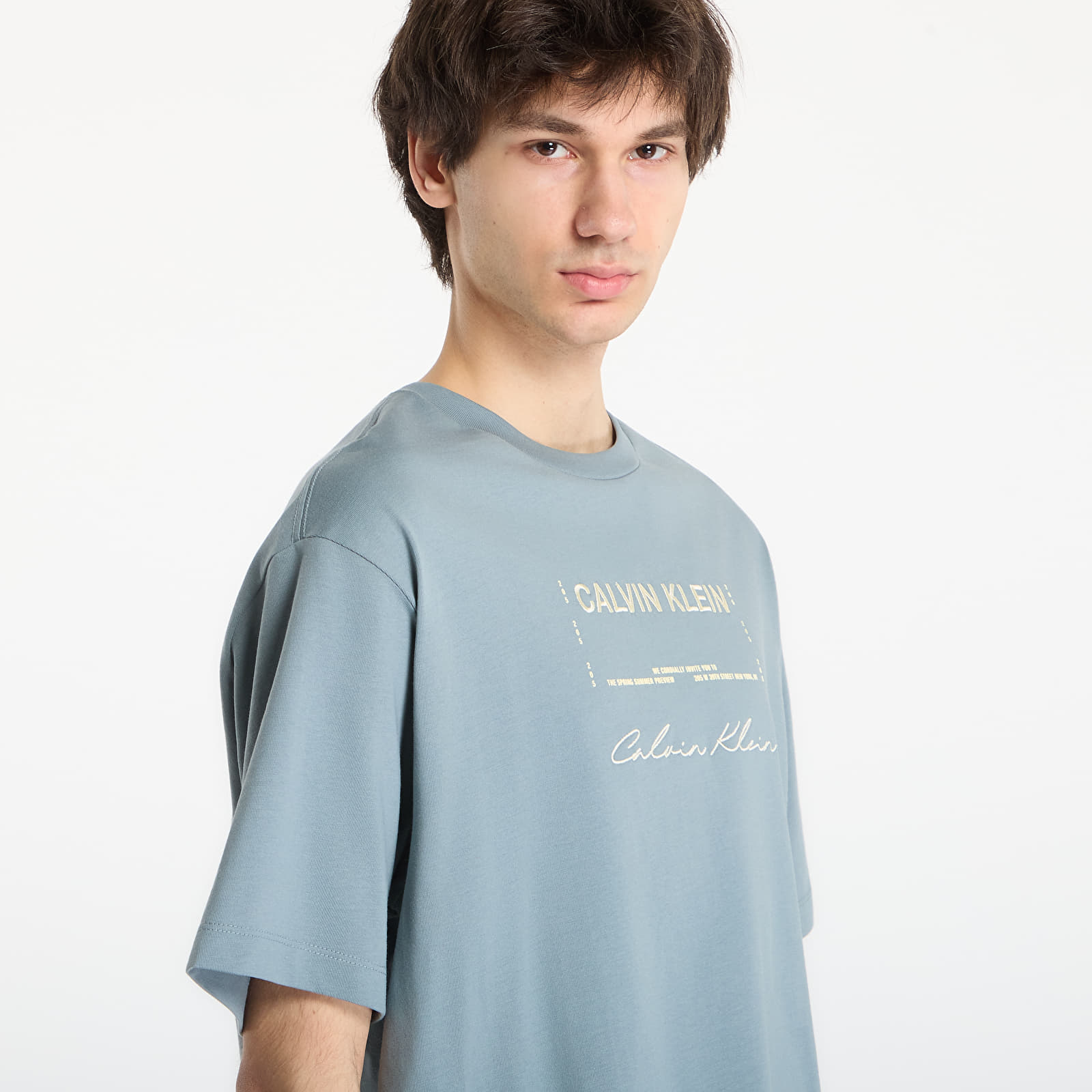 T-Shirts Calvin Klein Jeans 16S April Graphic Se Tee Gray