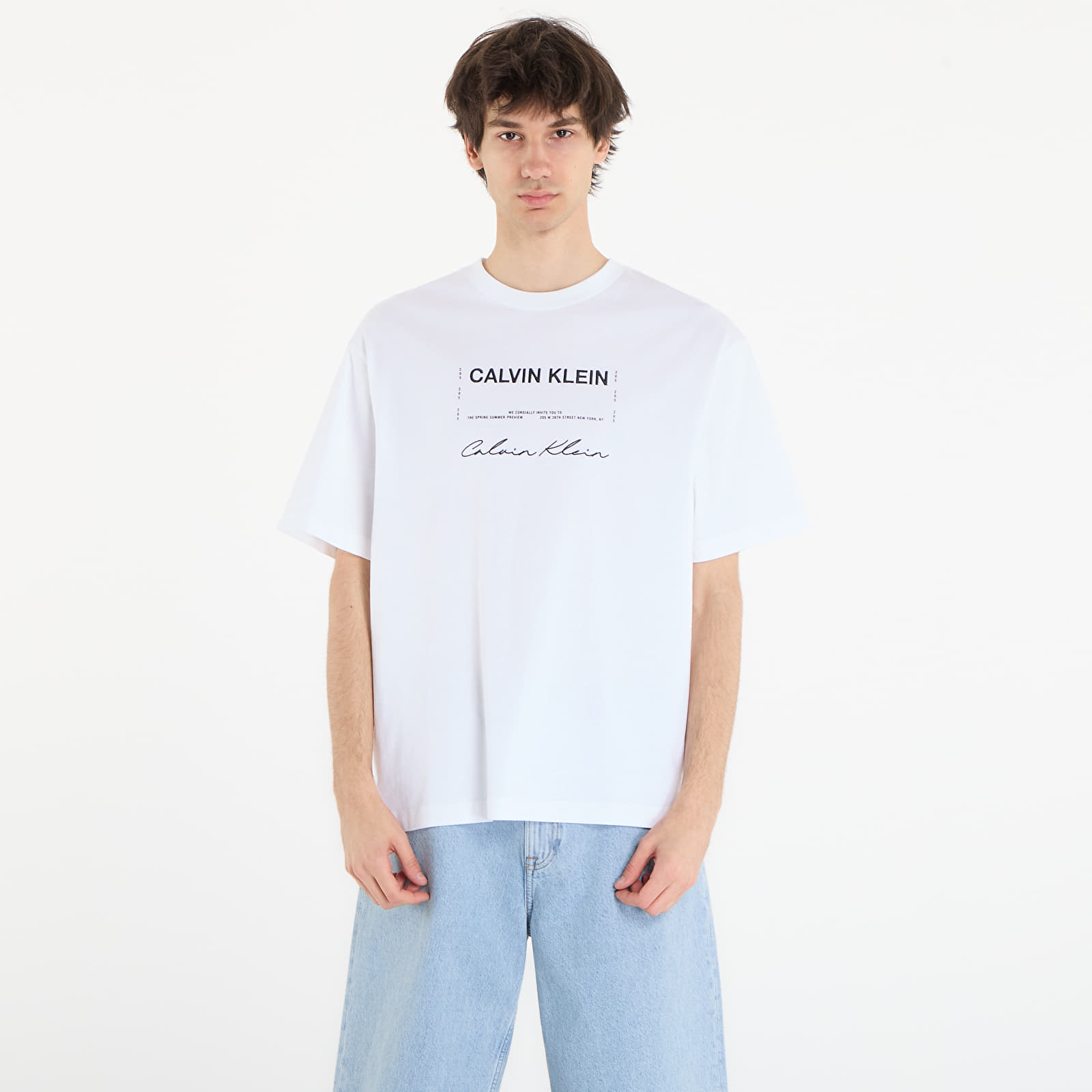 T-paidat Calvin Klein Jeans 16S April Graphic Se Tee White