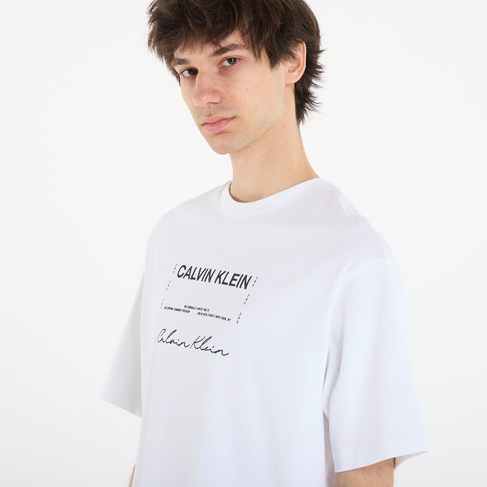 T-paidat Calvin Klein Jeans 16S April Graphic Se Tee White