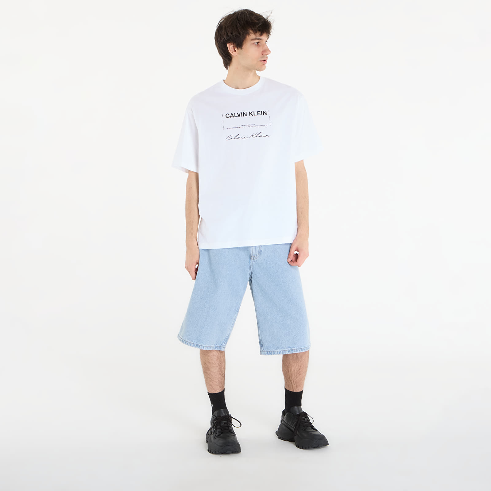 T-paidat Calvin Klein Jeans 16S April Graphic Se Tee White