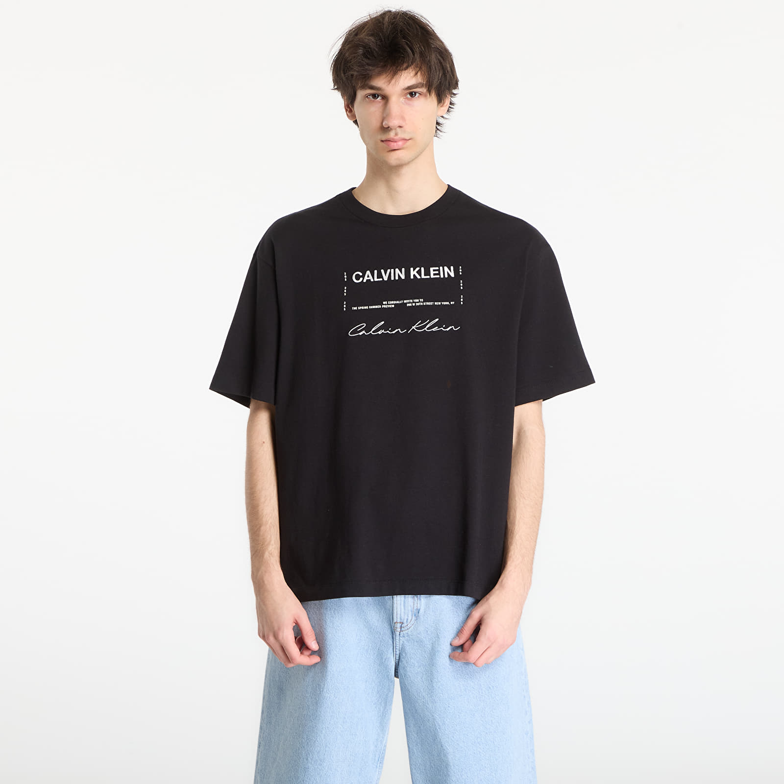 T-Shirts Calvin Klein Jeans 16S April Graphic Se Tee Black