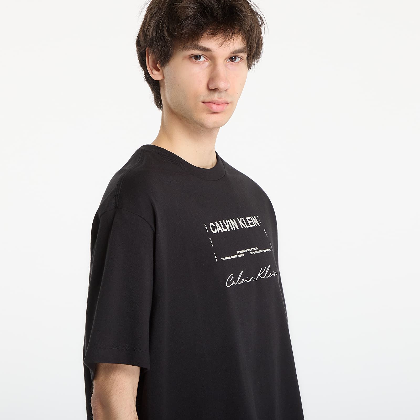 T-Shirts Calvin Klein Jeans 16S April Graphic Se Tee Black