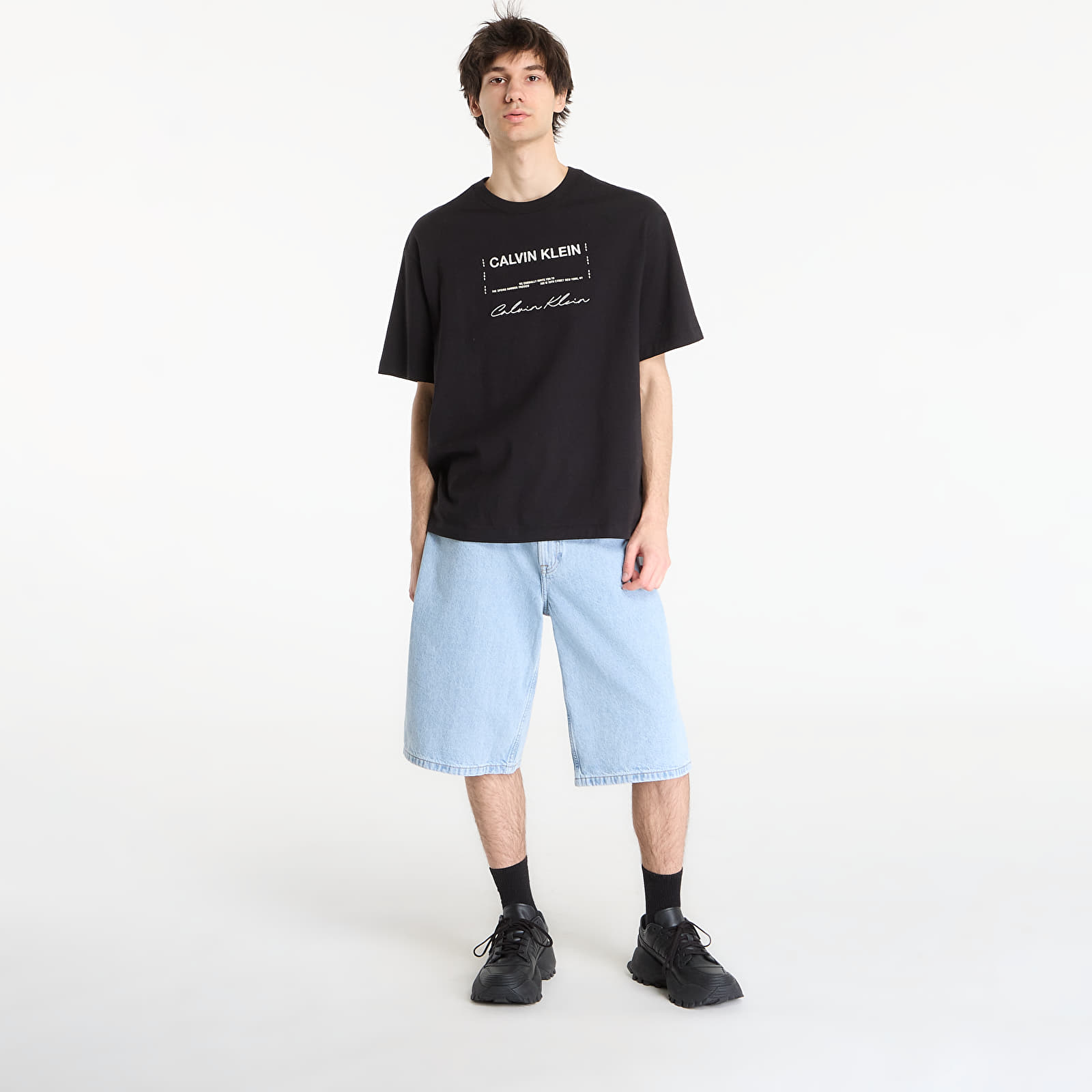 T-Shirts Calvin Klein Jeans 16S April Graphic Se Tee Black