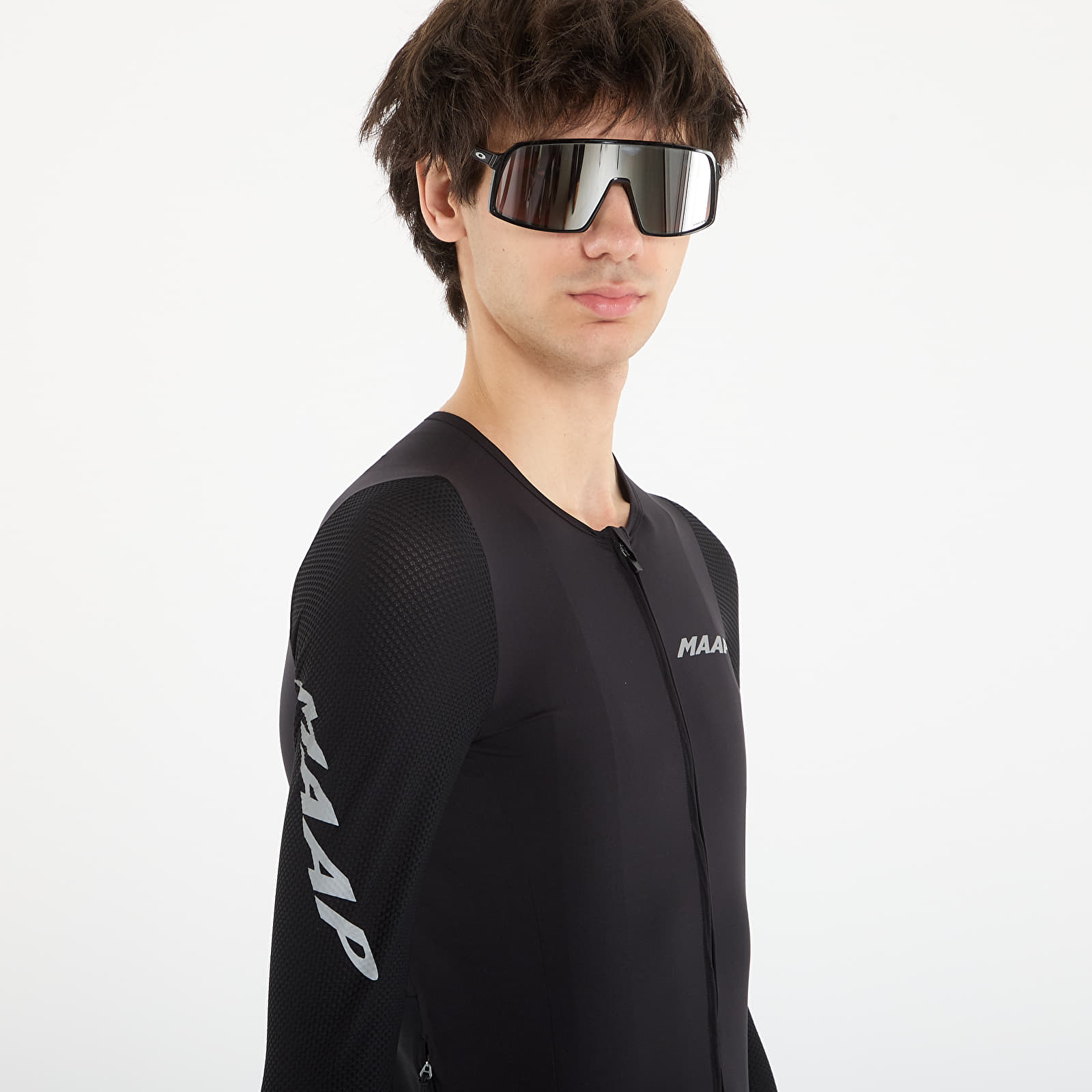 Tricouri pentru bărbați MAAP Pro Emerge Ls Jersey Black