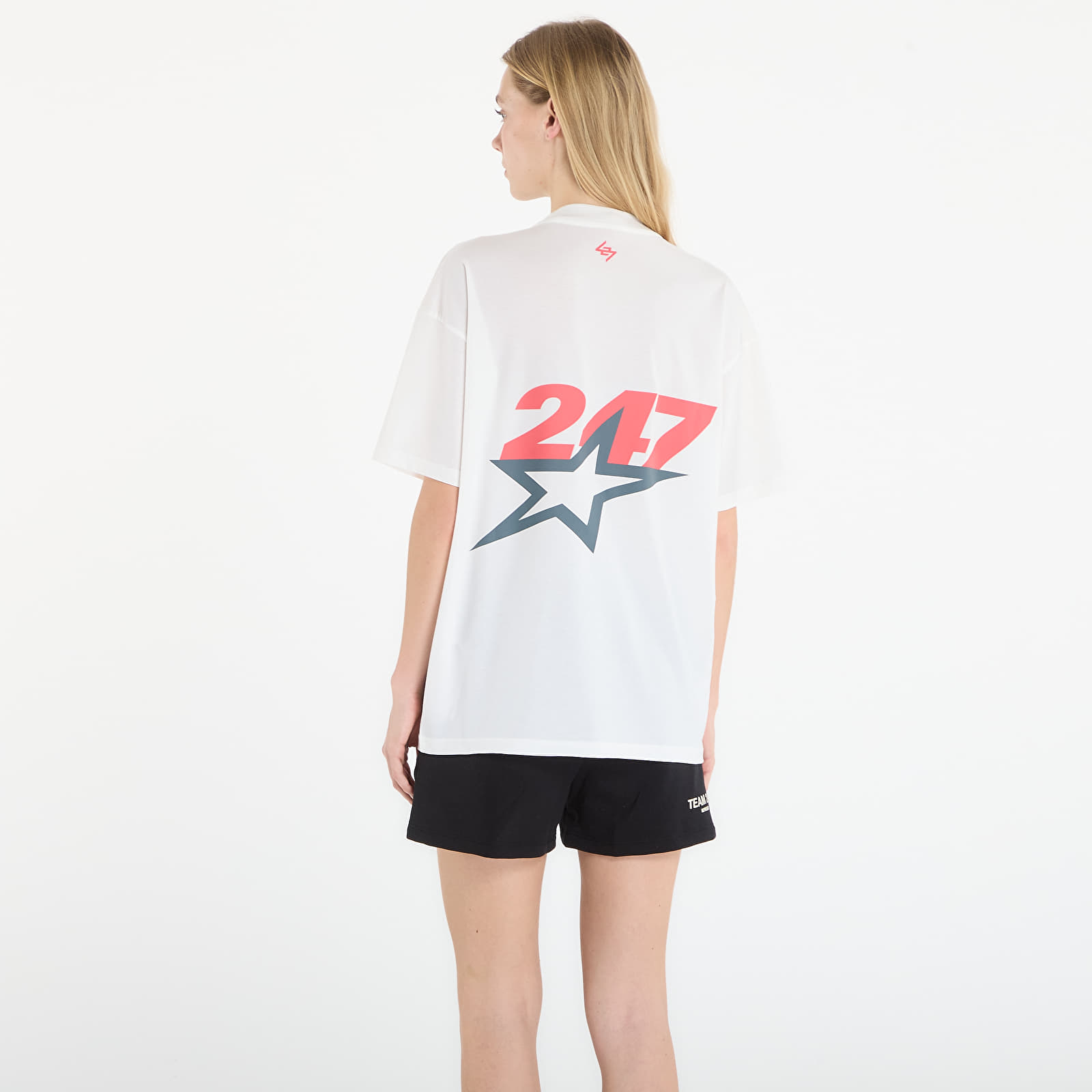 T-shirts REPRESENT Team 247 Star Print Oversized Tshirt UNISEX Flat White