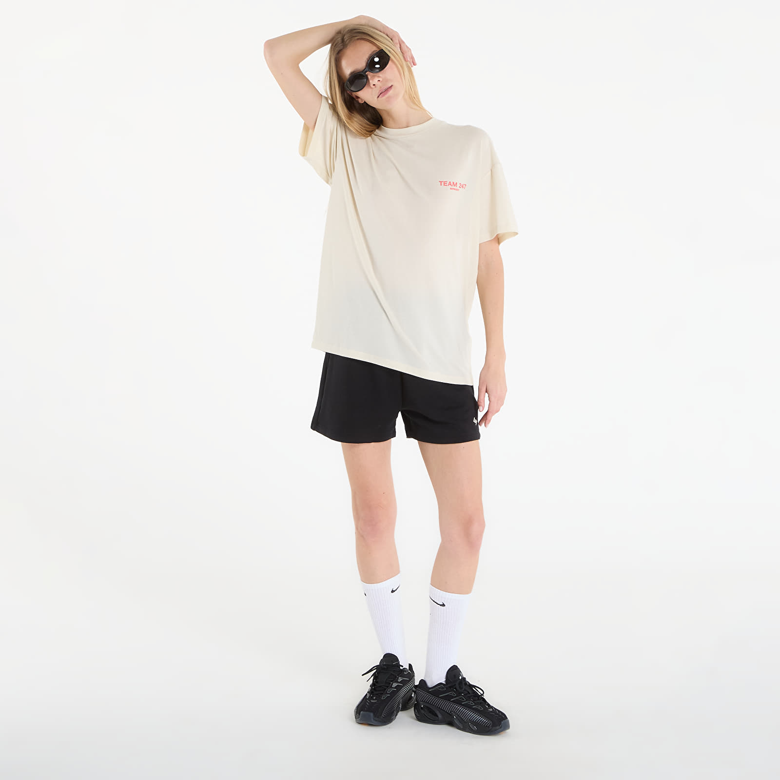T-Shirts REPRESENT Team 247 Oversized Tee UNISEX Cream