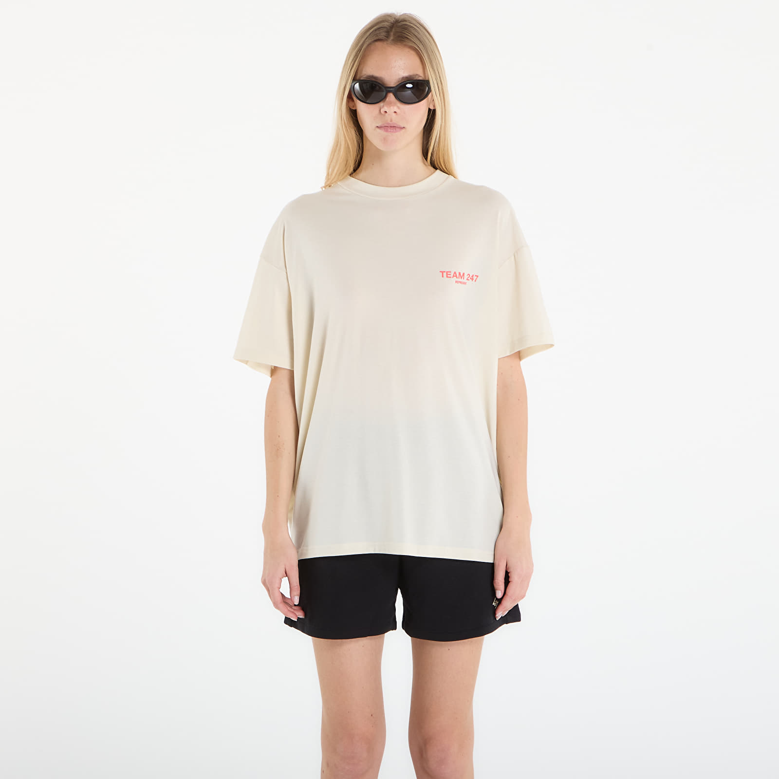 T-Shirts REPRESENT Team 247 Oversized Tee UNISEX Cream