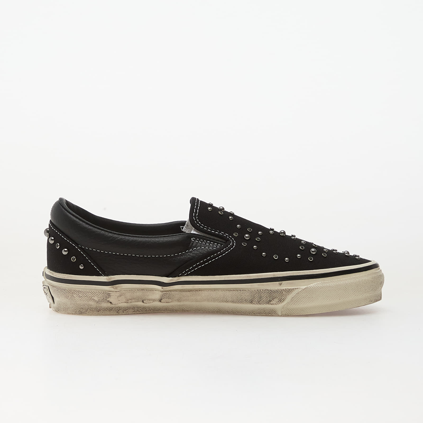 Pánske tenisky a topánky Vans LX Classic Slip-On 98 Pearlized Black/ Black