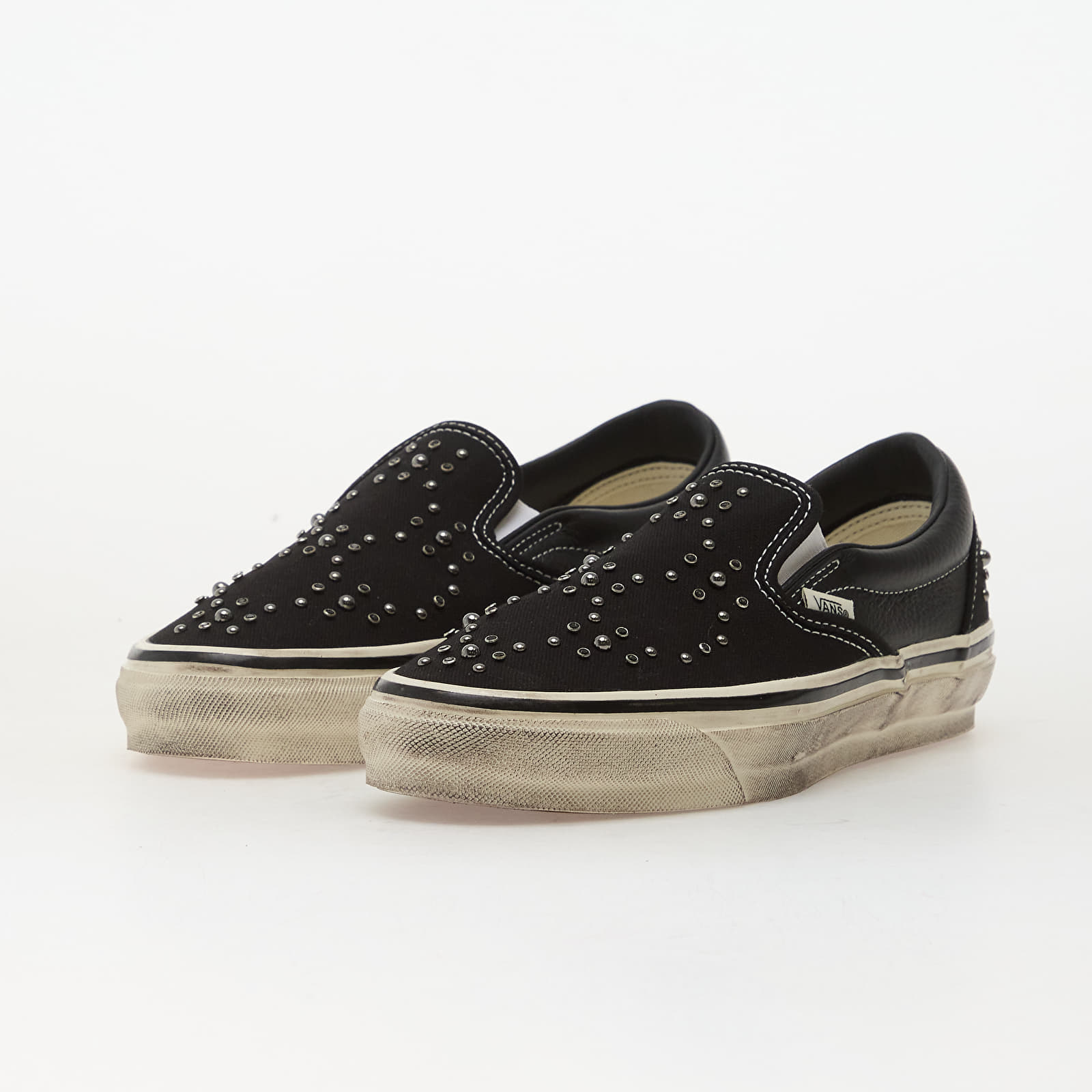 Pánske tenisky a topánky Vans LX Classic Slip-On 98 Pearlized Black/ Black