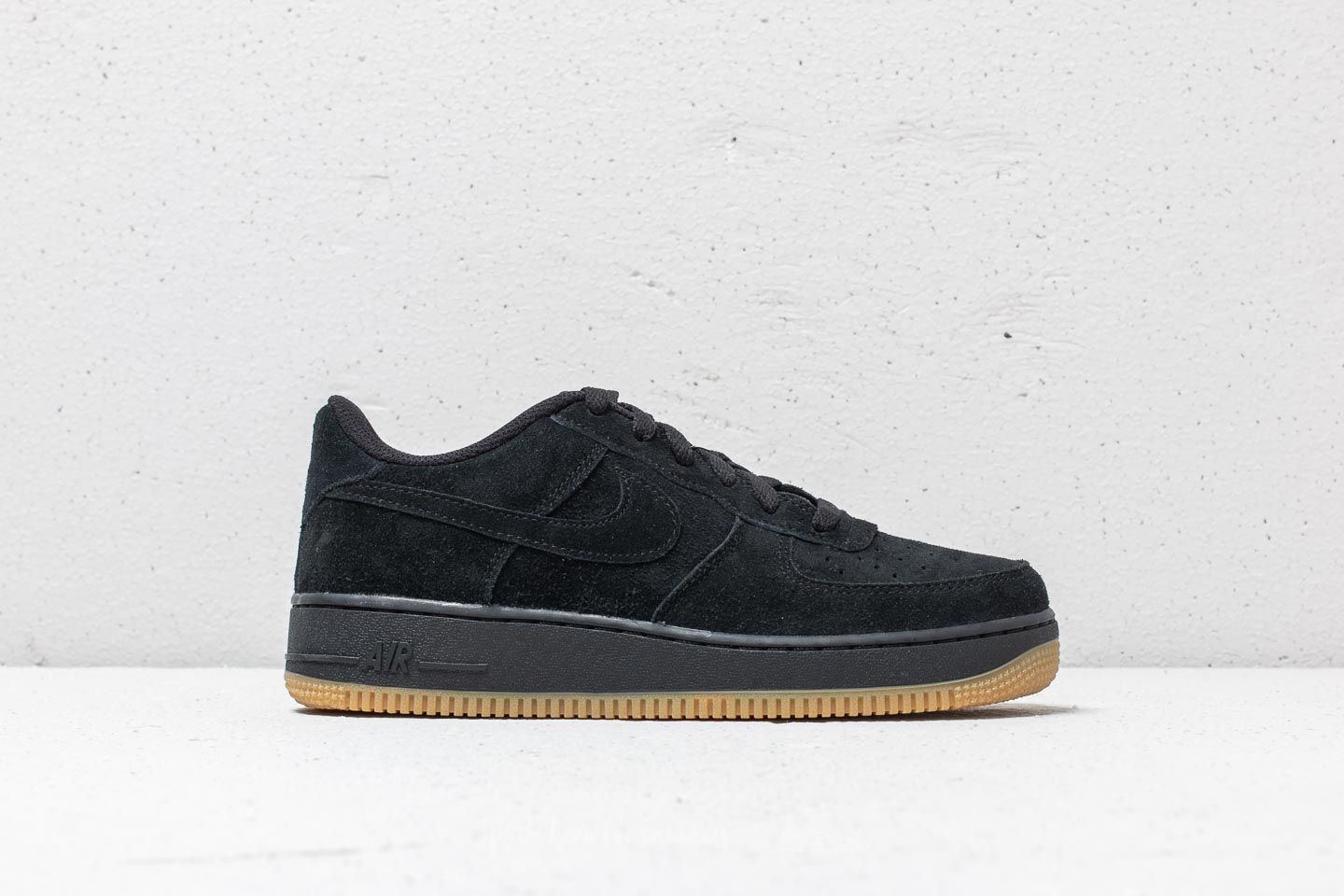 Nike Air Force 1 Premium GS Black Black Gum Light Brown Footshop