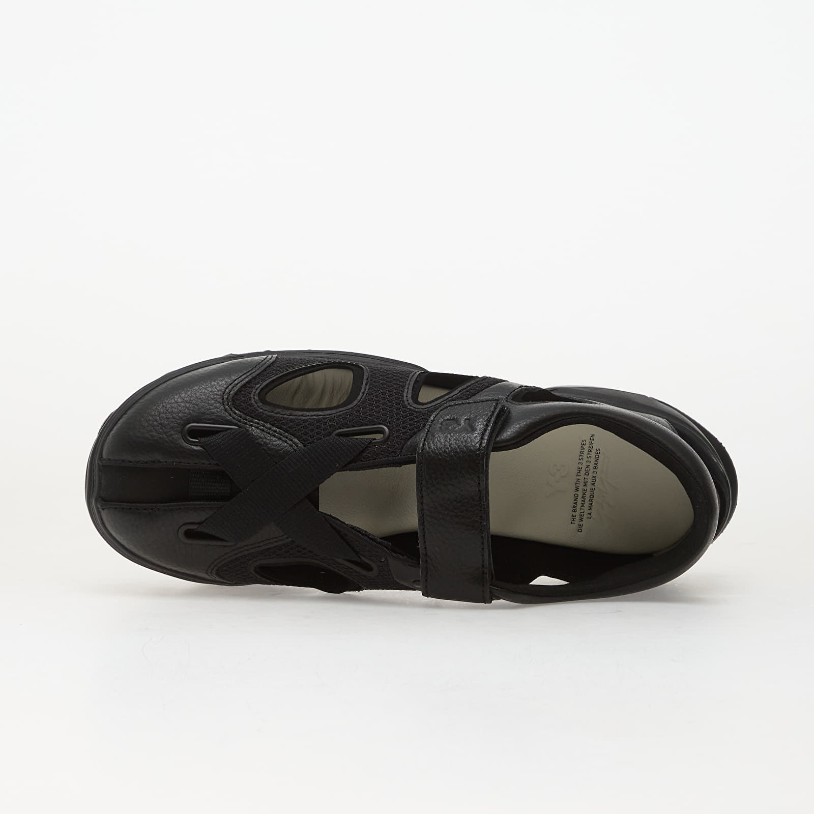 Herresko Y-3 Gsg9 Sandal Black/ Black/ Black