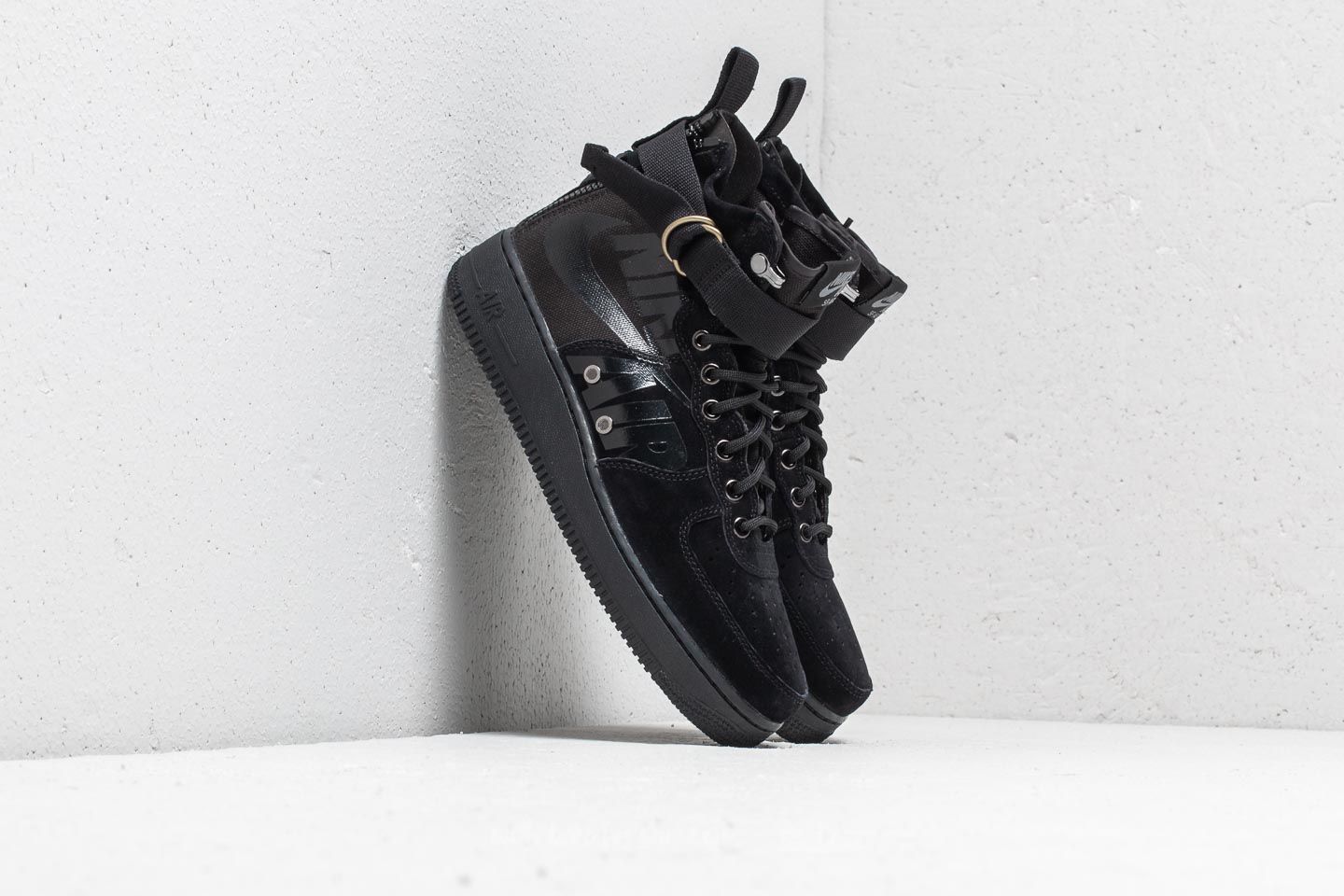 Men's shoes Nike SF Air Force 1 Mid Black/ Black-Cool Grey