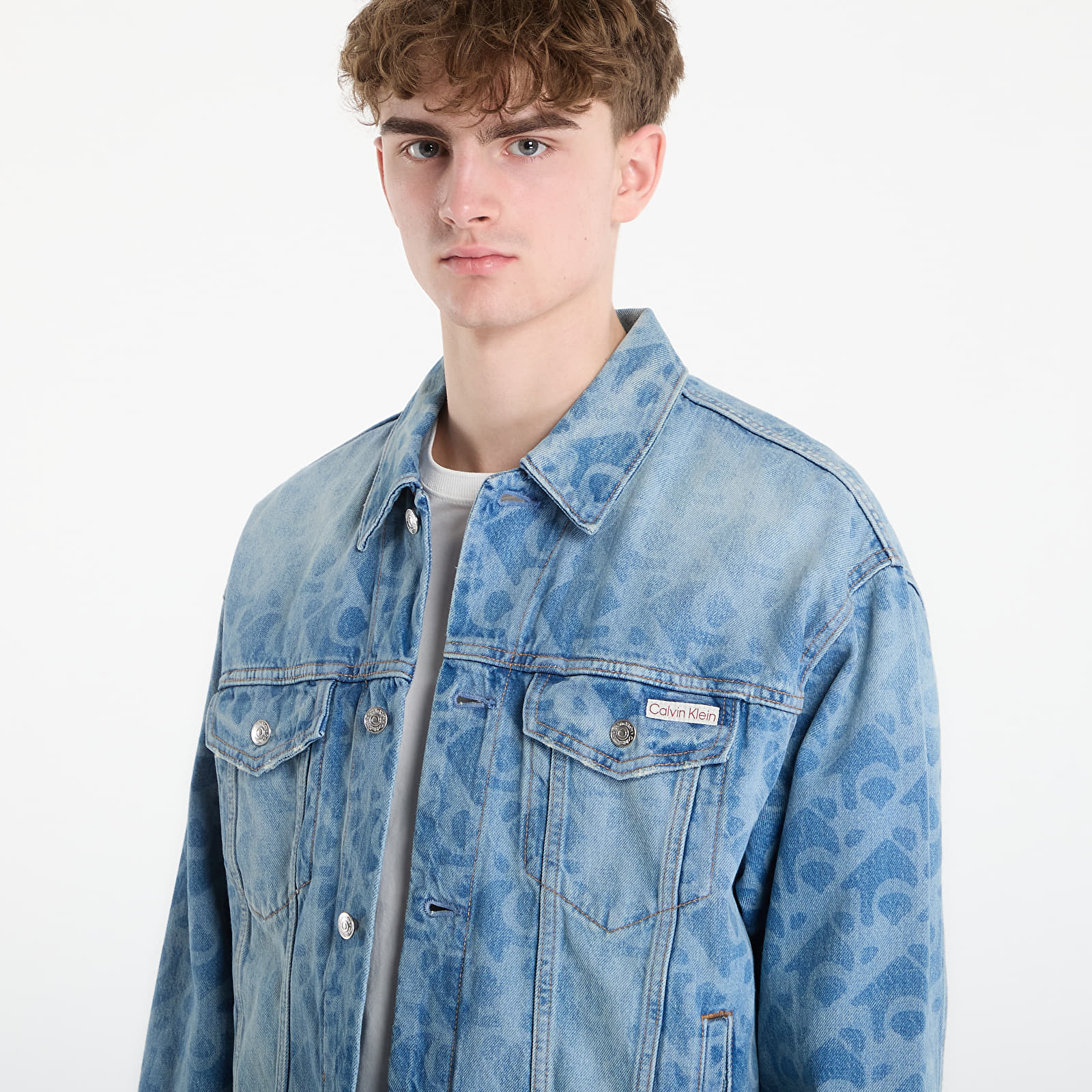 Herrenjacken Calvin Klein Jeans 90S Trucker Jacket Light Playbill