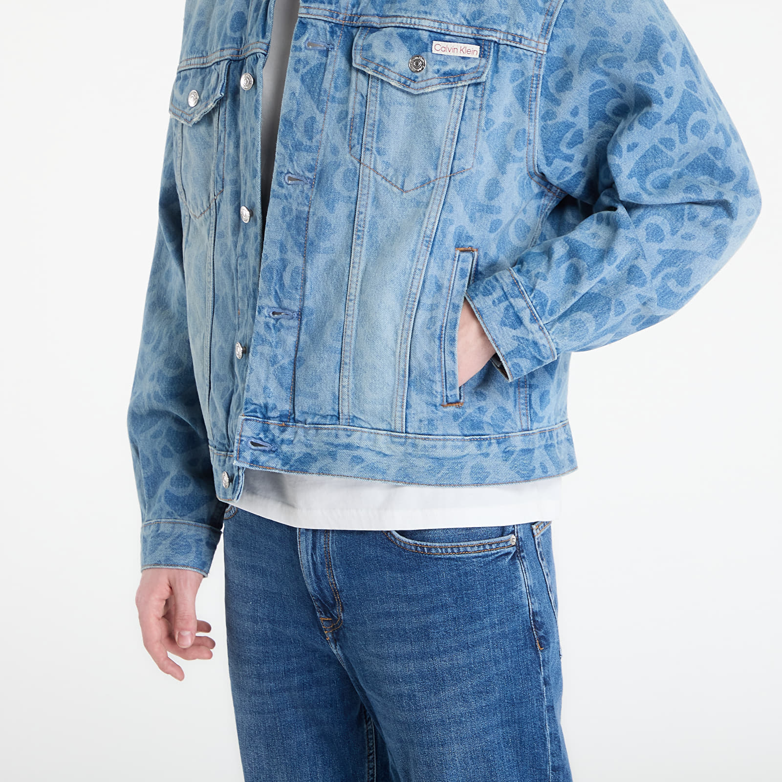 Herrenjacken Calvin Klein Jeans 90S Trucker Jacket Light Playbill