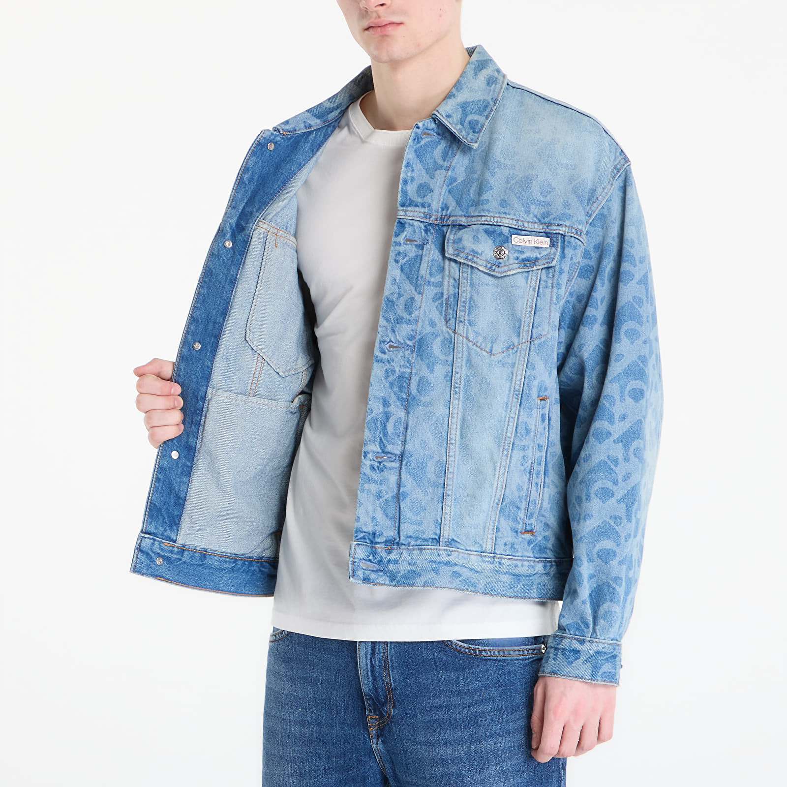 Herrenjacken Calvin Klein Jeans 90S Trucker Jacket Light Playbill