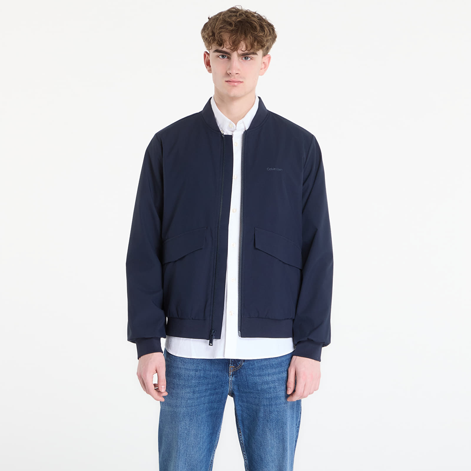 Яке Calvin Klein Ls Soft Tech Bomber Jacket Dark Sapphire M