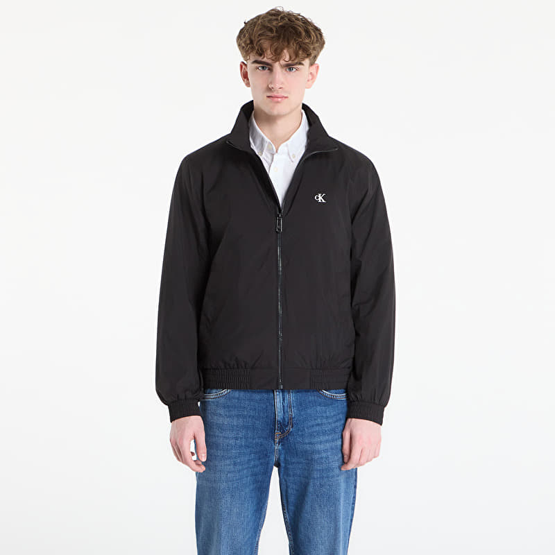 Jakk Calvin Klein Jeans Ls Unfilled Nylon Harrington Jacket Black