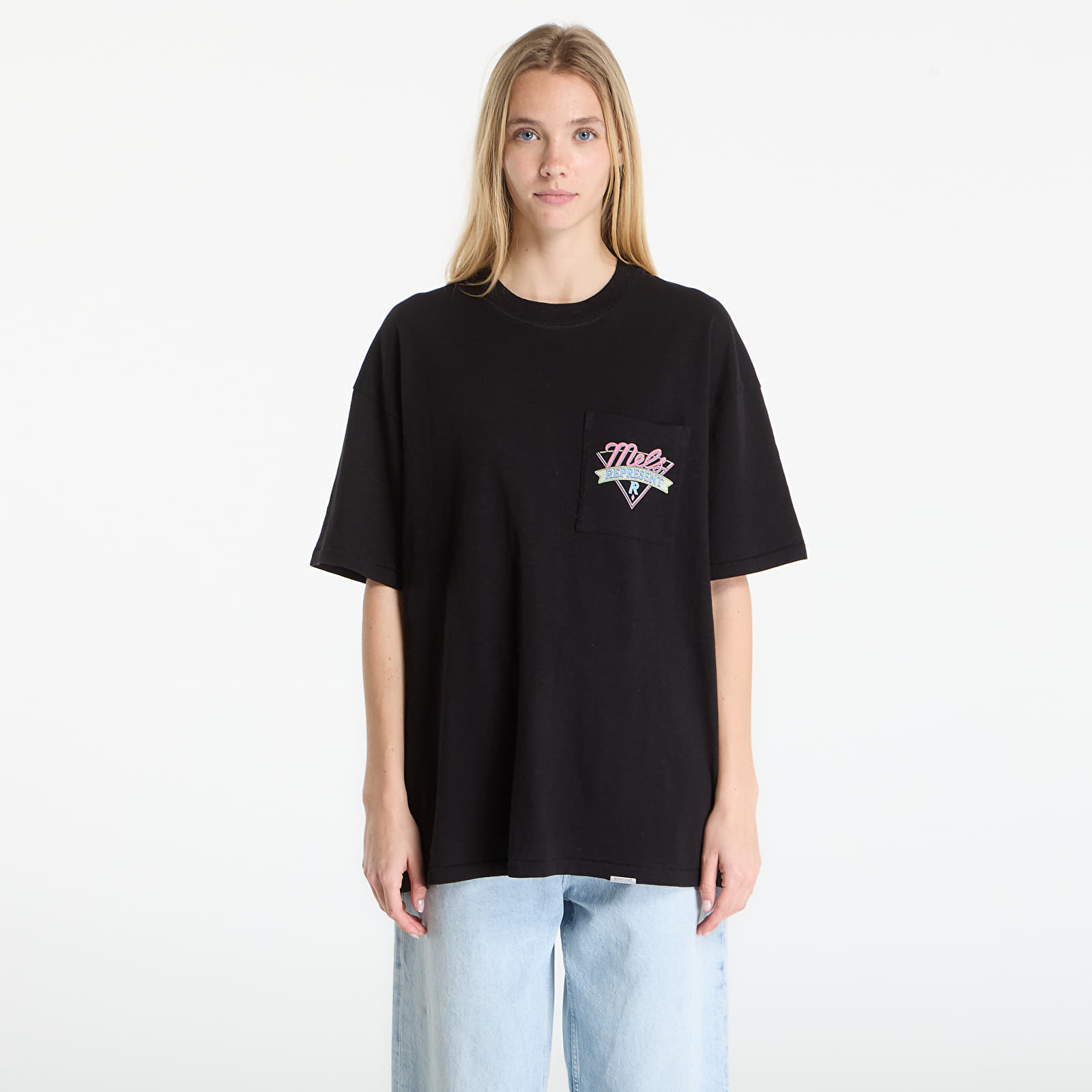 Trička REPRESENT Mel'S Dinner T-Shirt UNISEX Jet Black