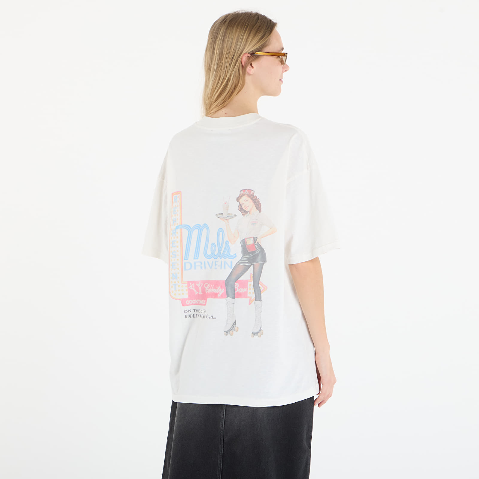 Tričká REPRESENT x Mel'S Dinner T-Shirt UNISEX Flat White